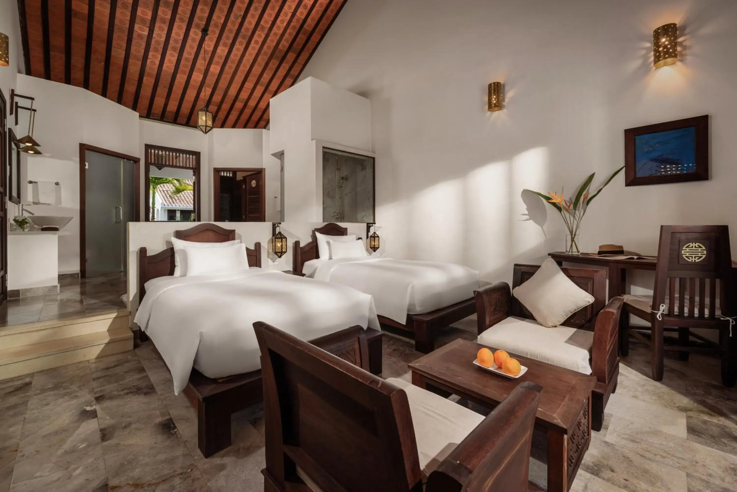 Bed in Legacy Hoi An Resort Bed in Legacy Hoi An Resort