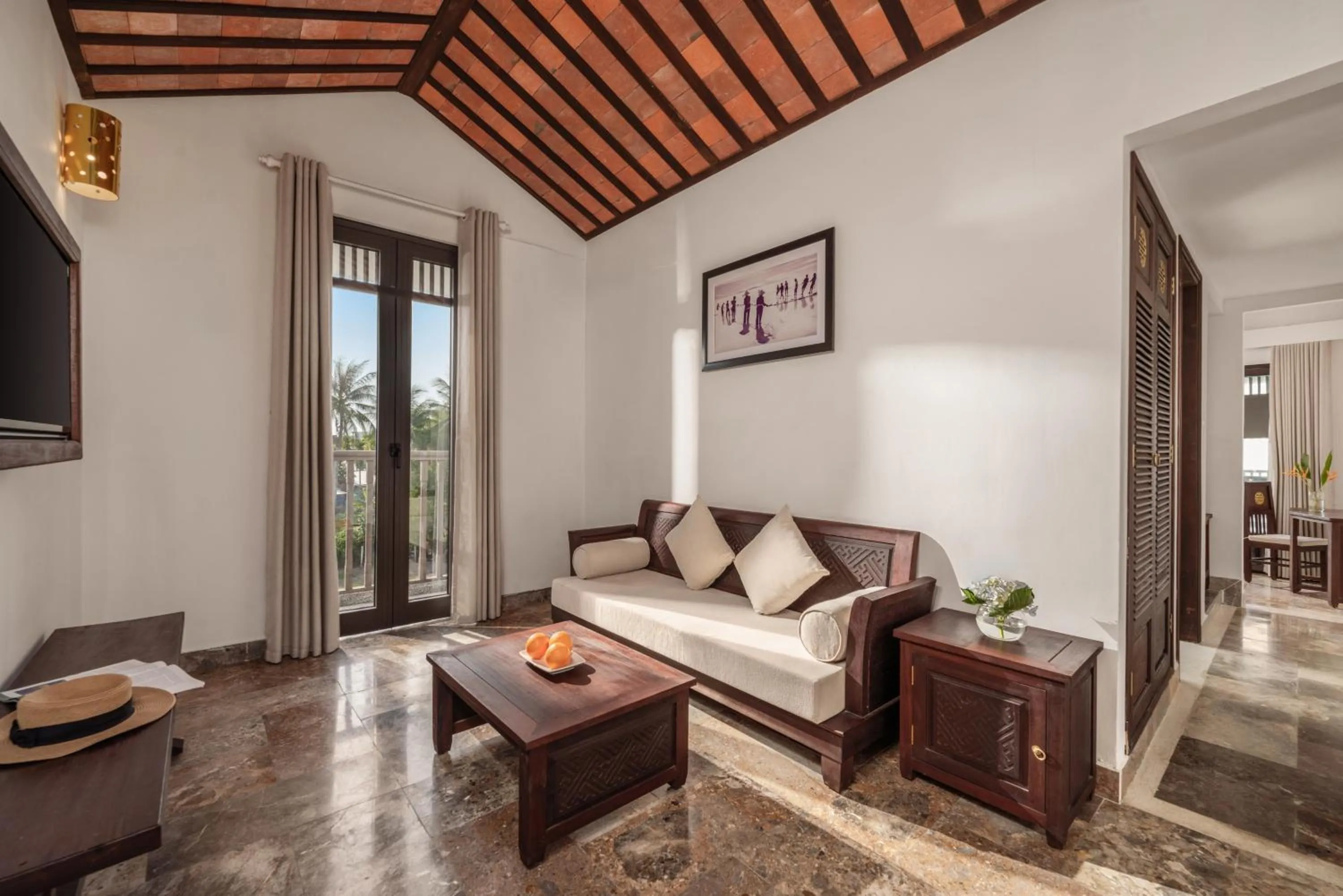 Living room in Legacy Hoi An Resort