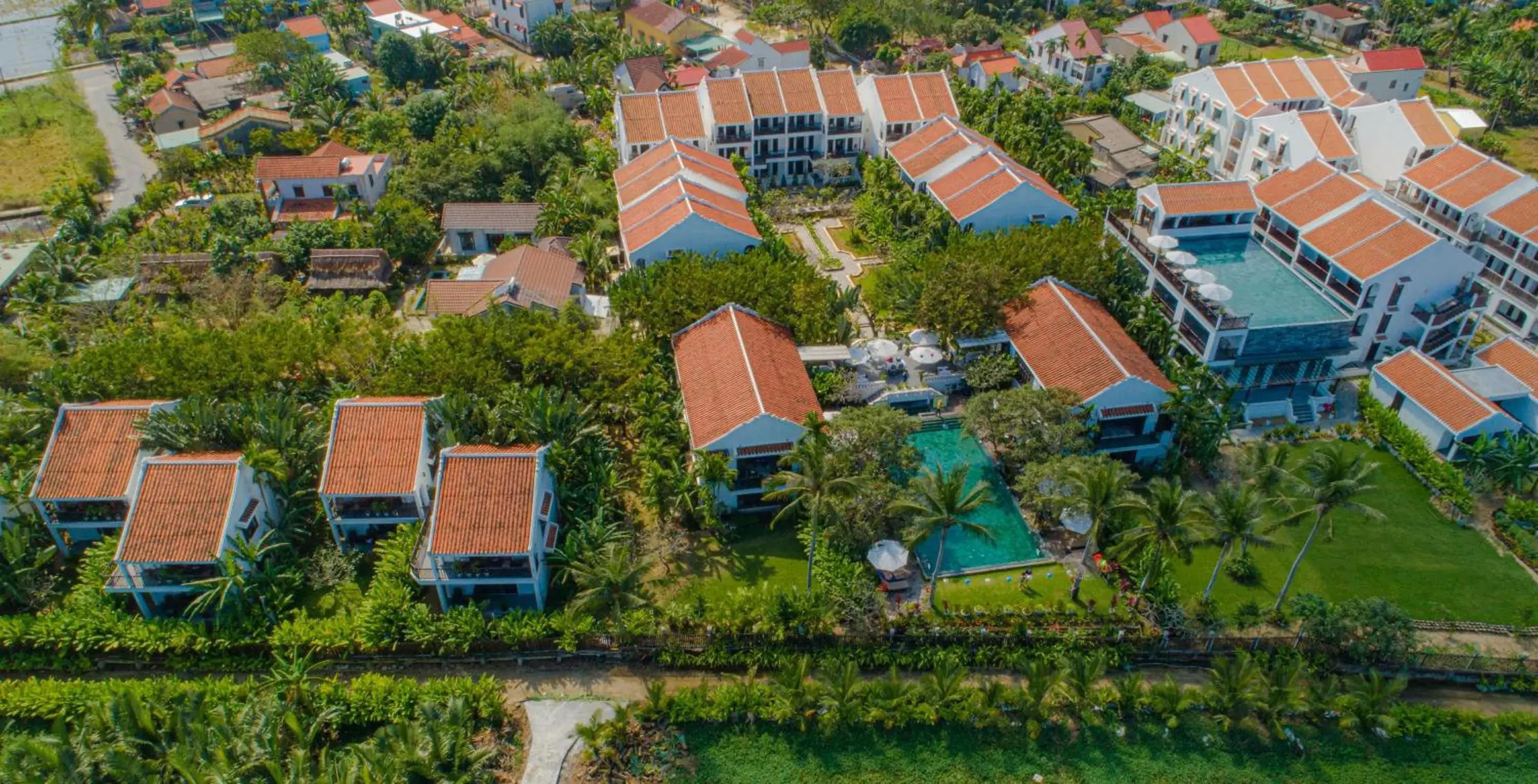 Bird's eye view in Legacy Hoi An Resort Bird's eye view in Legacy Hoi An Resort