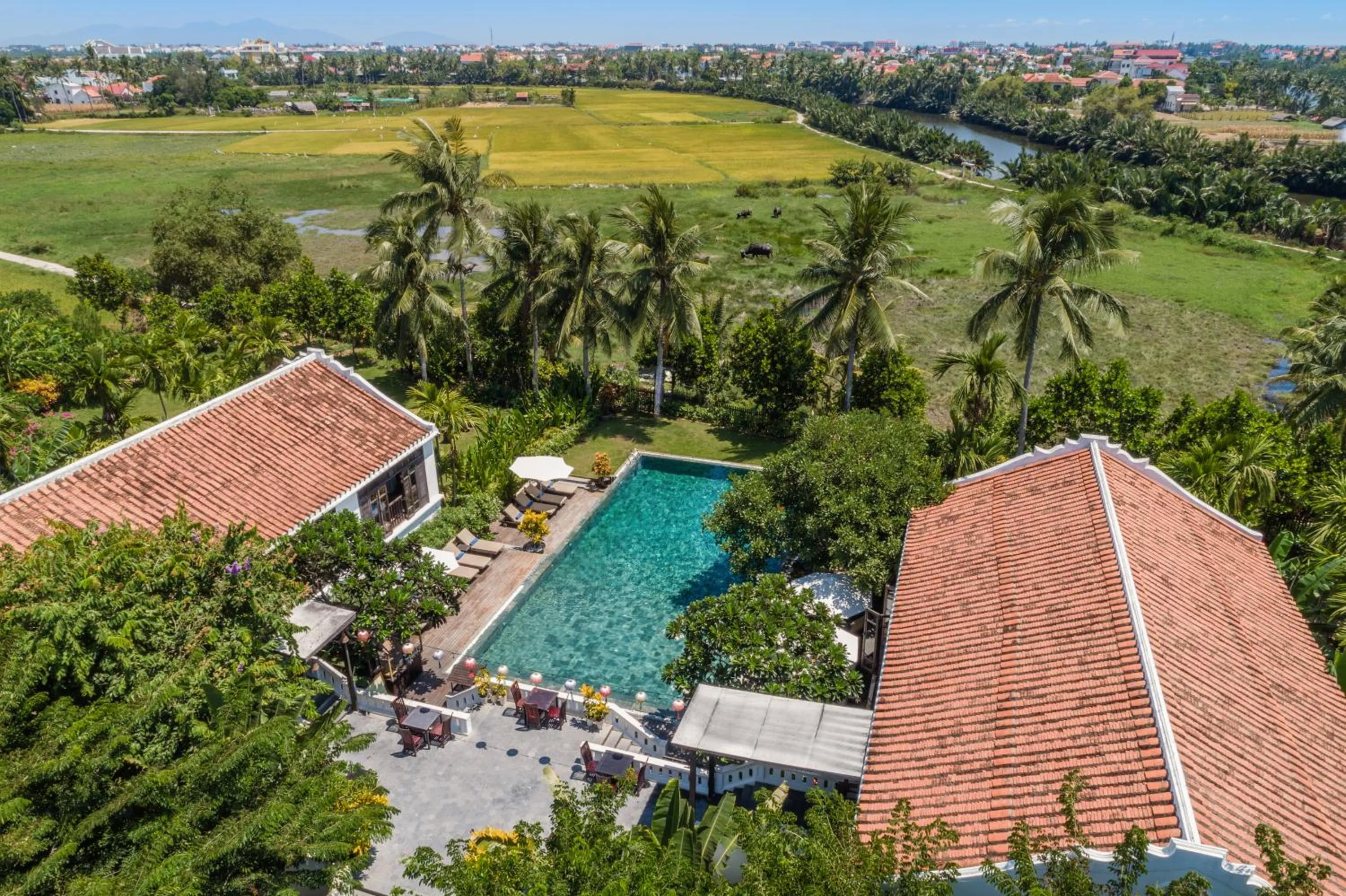 Swimming pool in Legacy Hoi An Resort