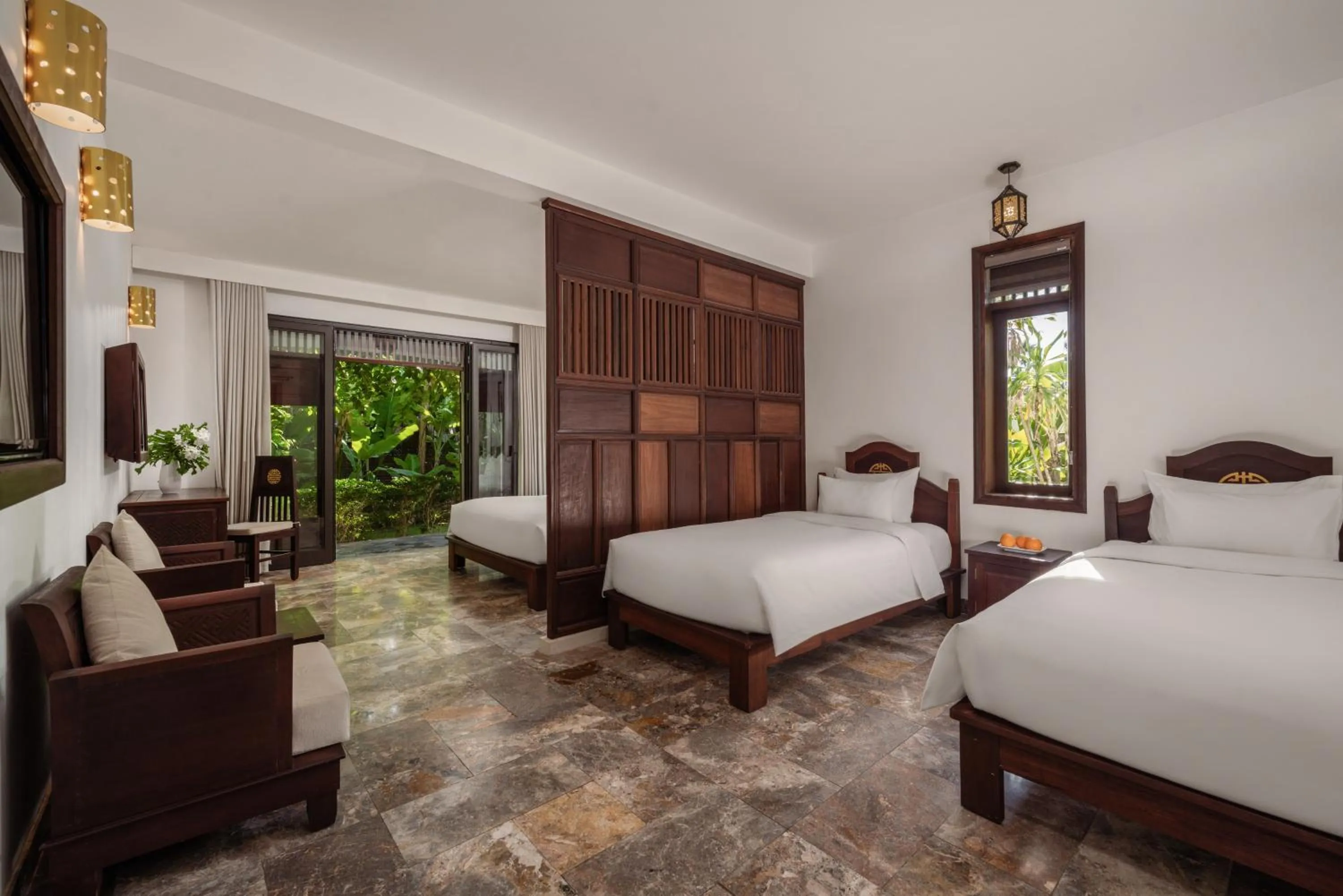 Bed in Legacy Hoi An Resort