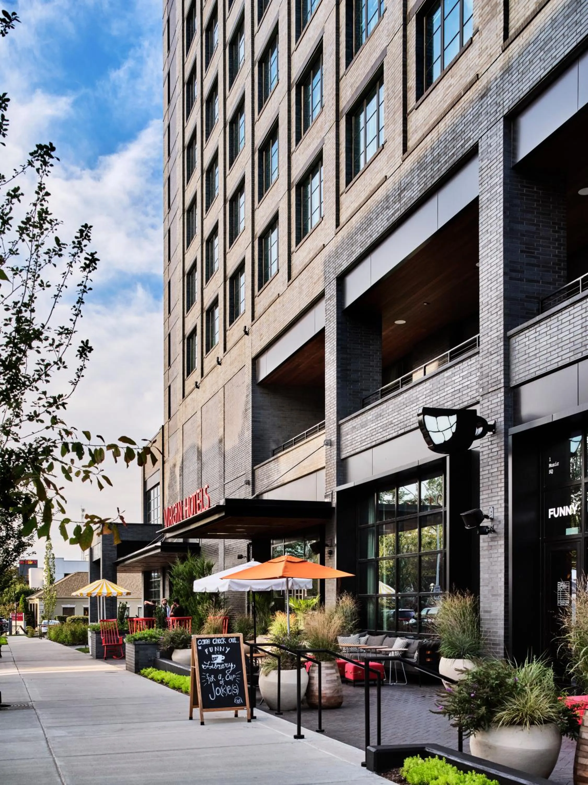 Property building in Virgin Hotels Nashville
