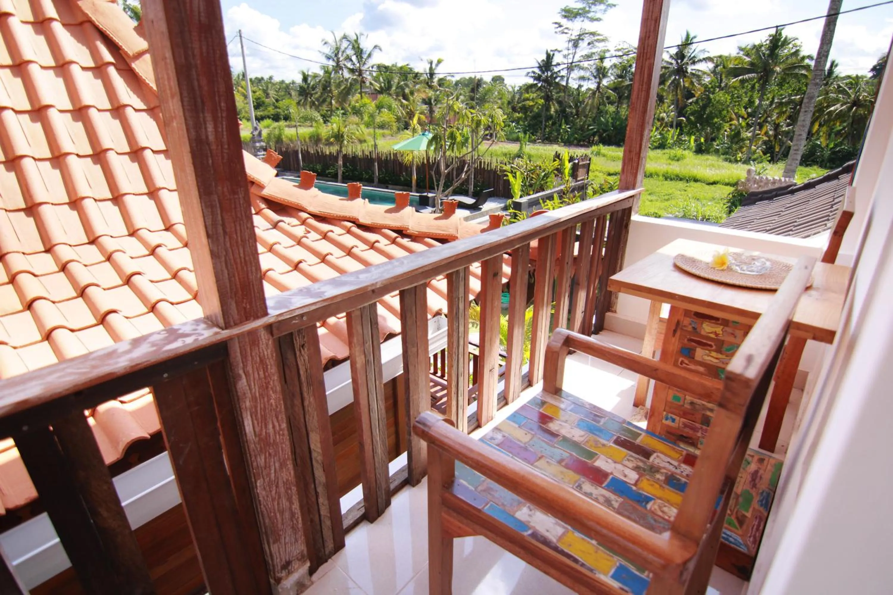Seating area in Galang hari villa
