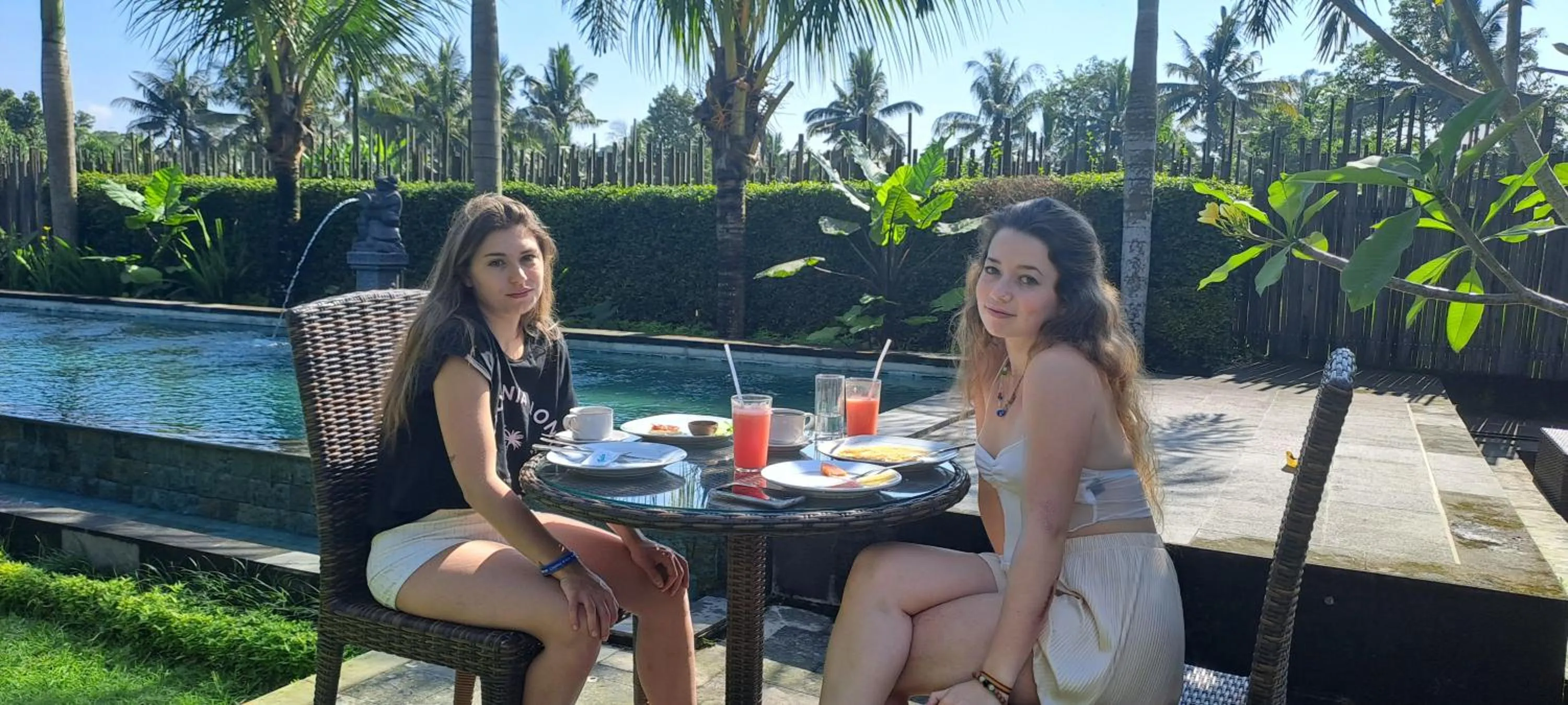 Patio in Galang hari villa