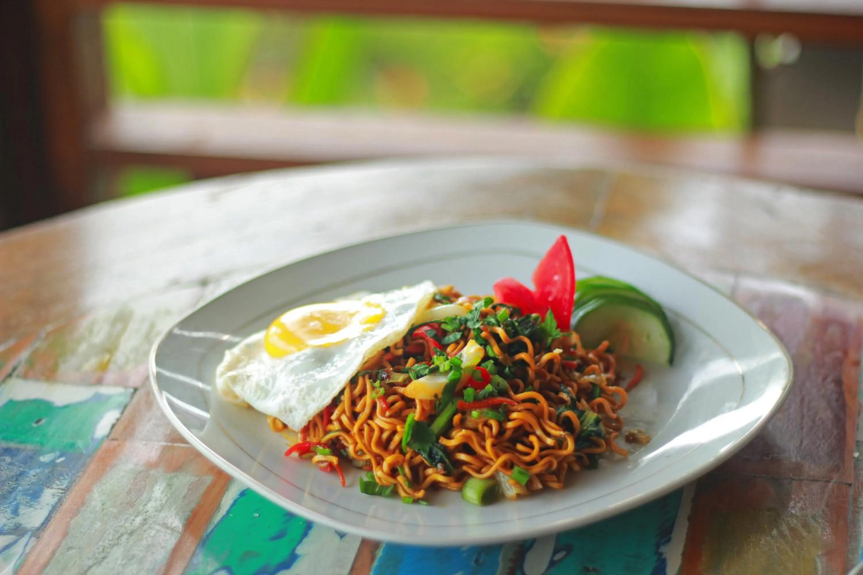 Food and drinks in Galang hari villa