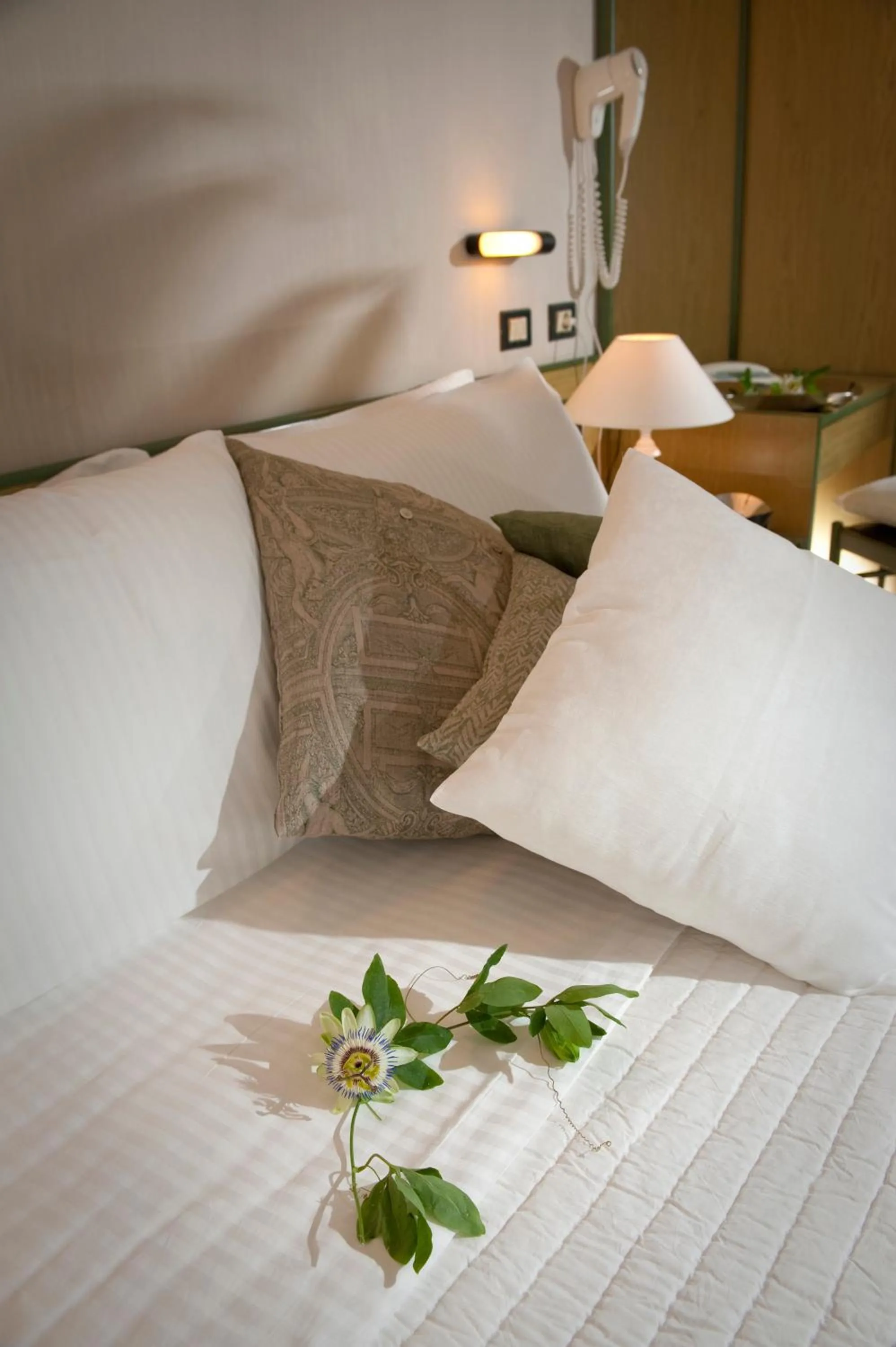 Decorative detail, Bed in Hotel Atlantic Riviera Mare