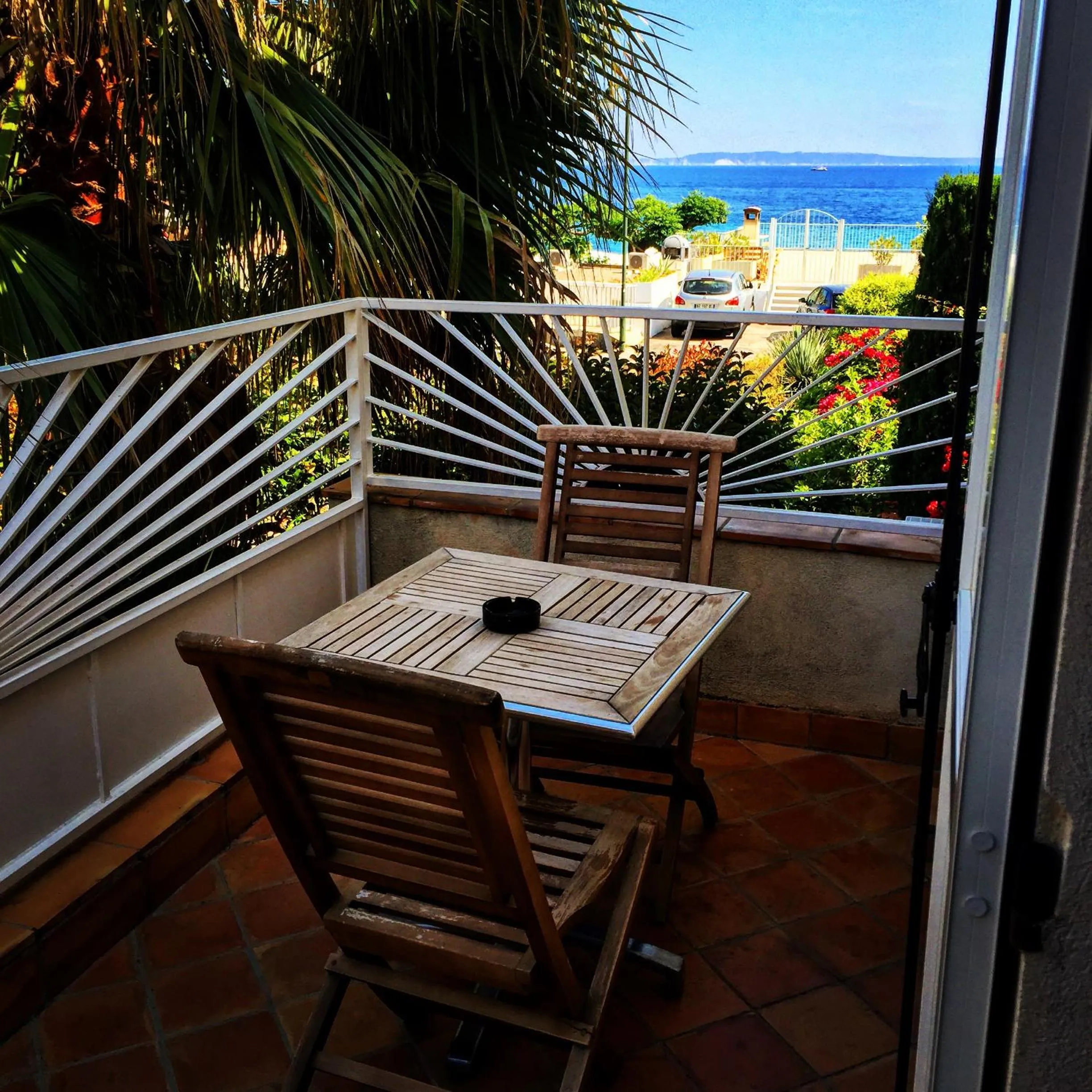 Sea view in Hôtel Beau Soleil