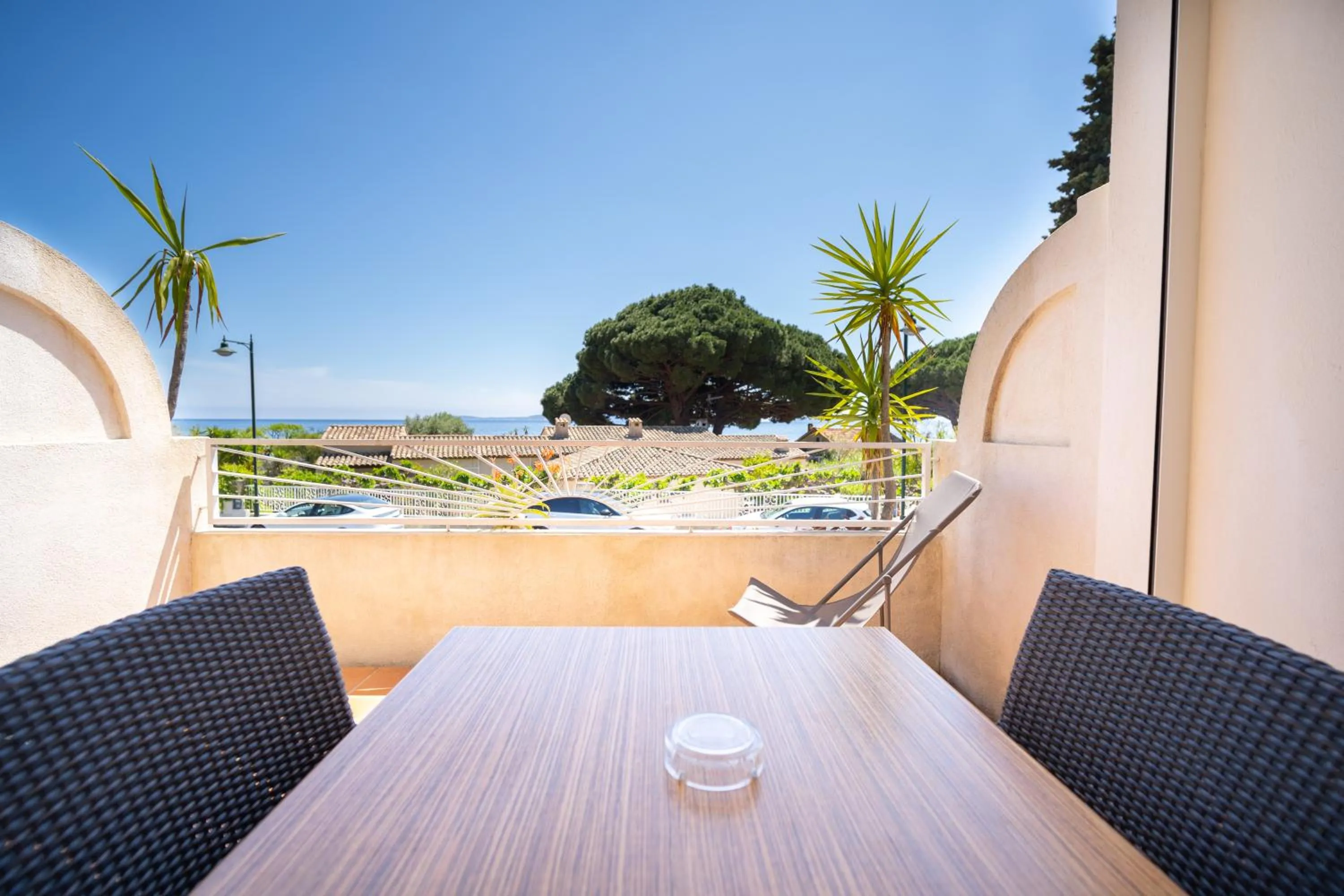 Sea view in Hôtel Beau Soleil