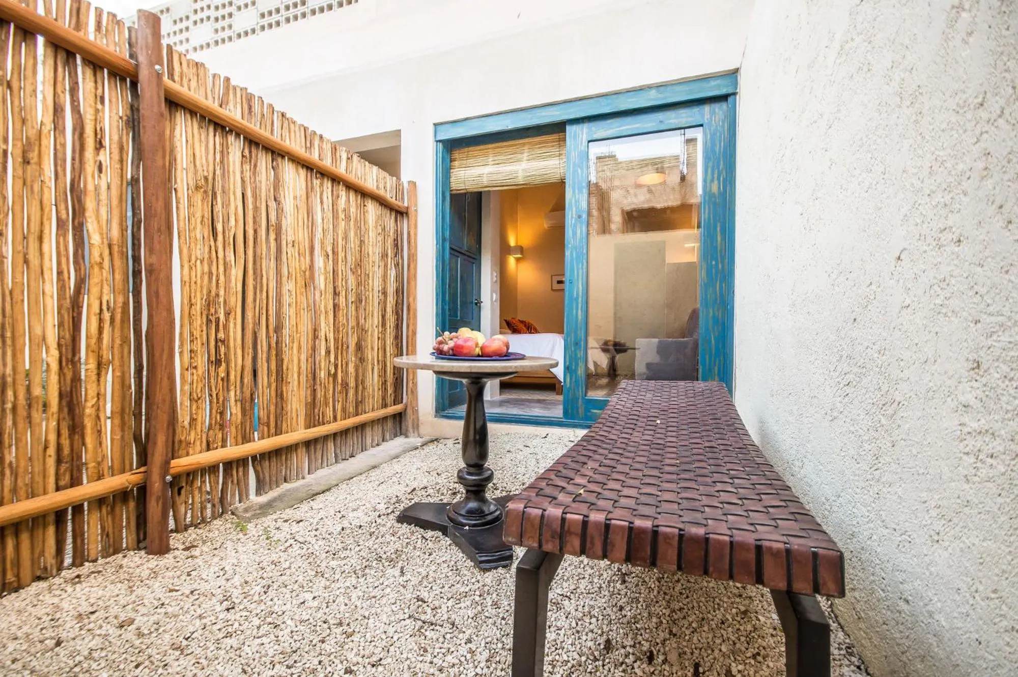Patio in Waye Valladolid Centro - Sustainable, Authentic Experiences & Pet Friendly Boutique Hotel