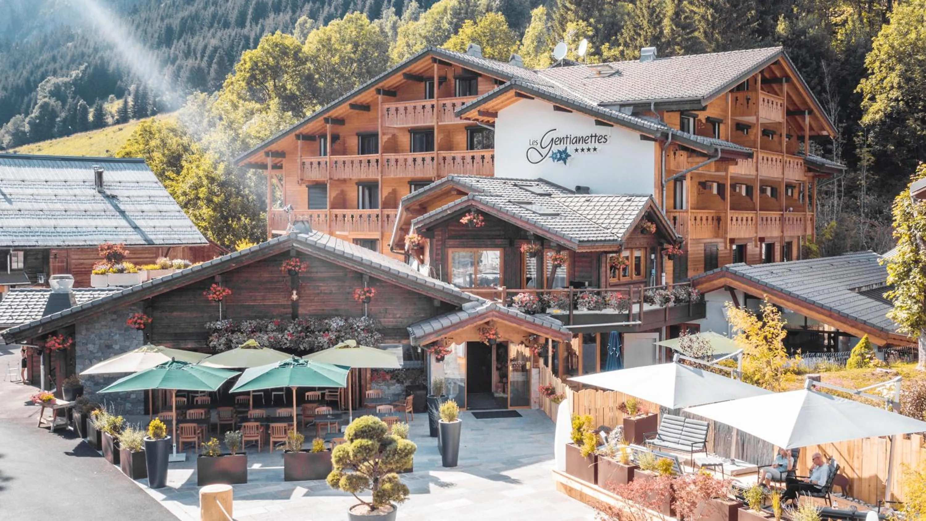 Property building in Les Gentianettes Hotel & Spa