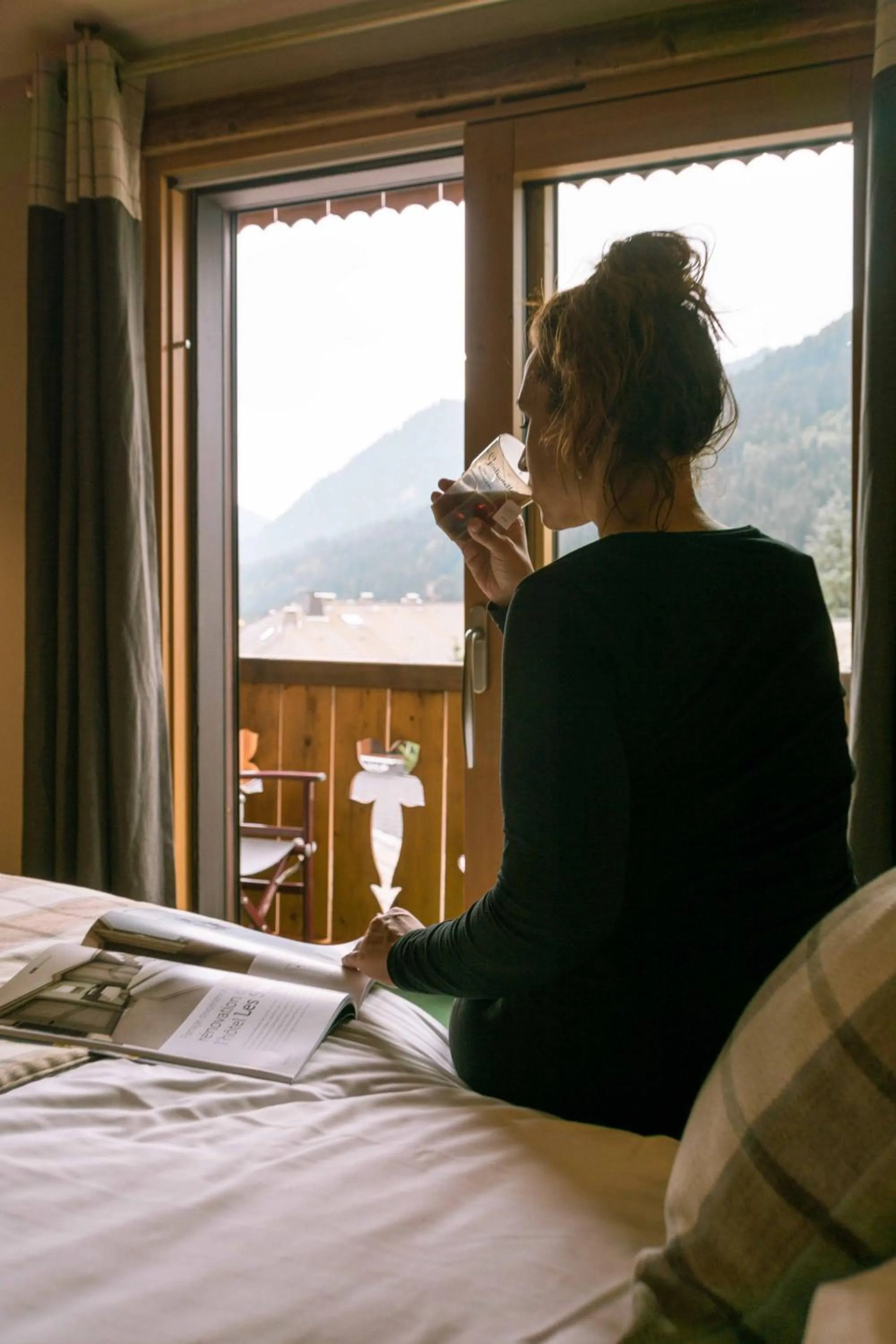 Natural landscape in Les Gentianettes Hotel & Spa