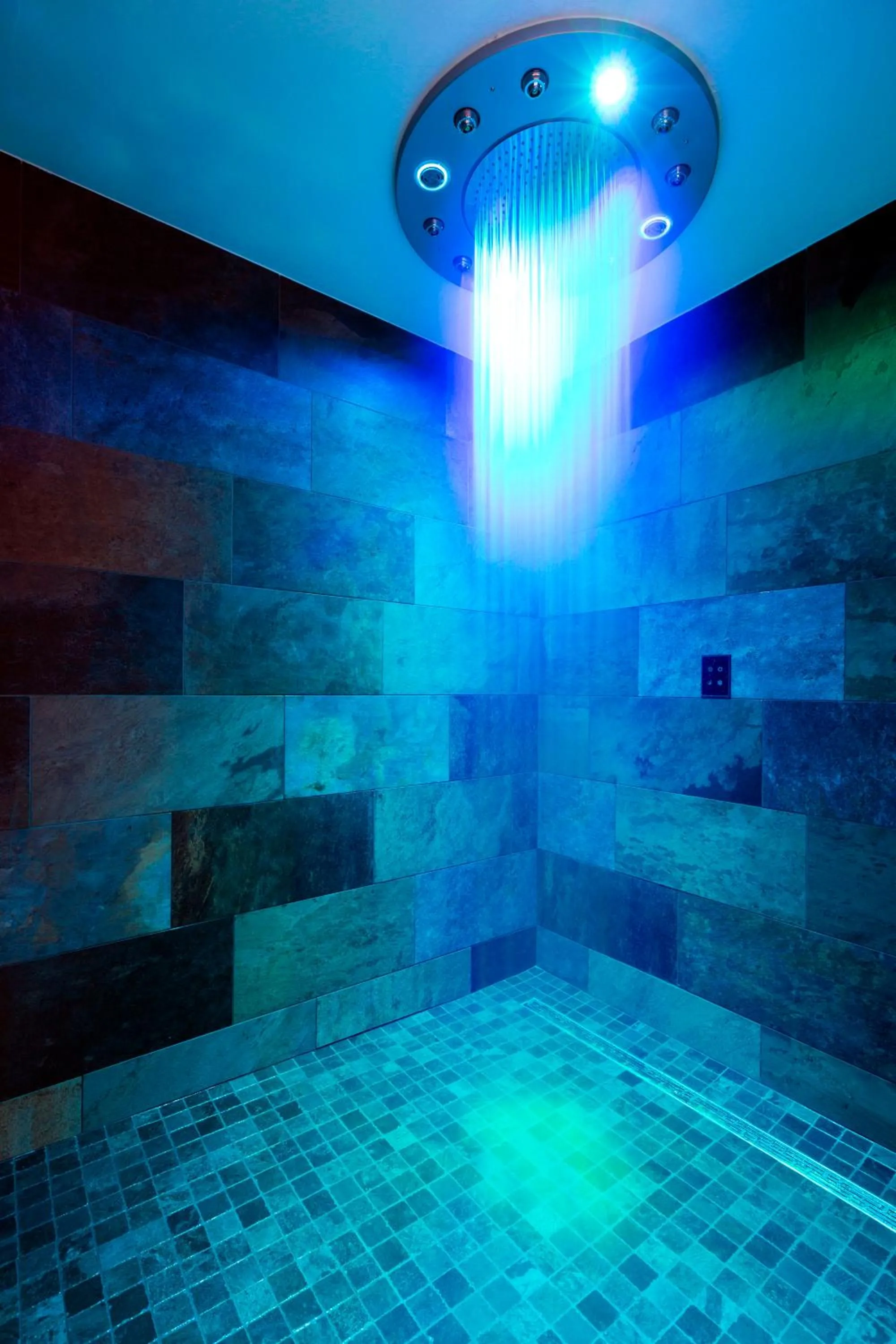 Steam room in Les Gentianettes Hotel & Spa