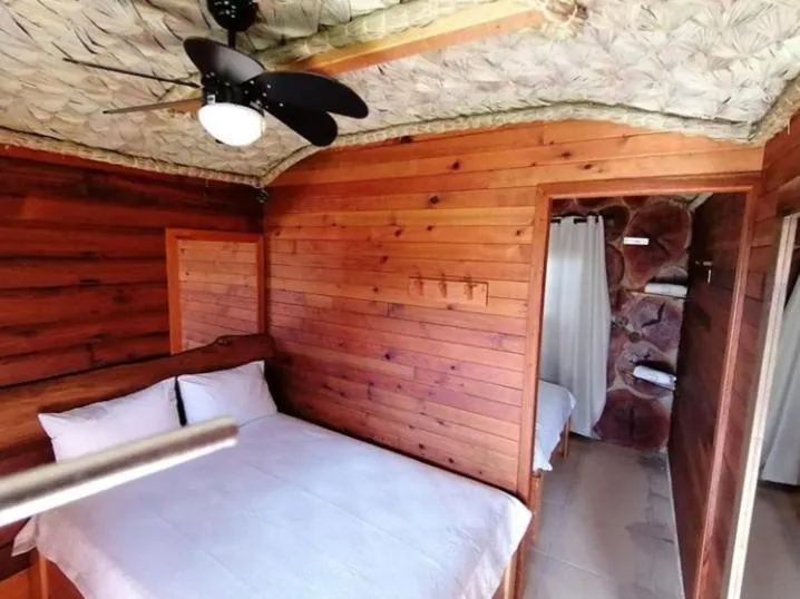 Bed in Cabañas la finca 2