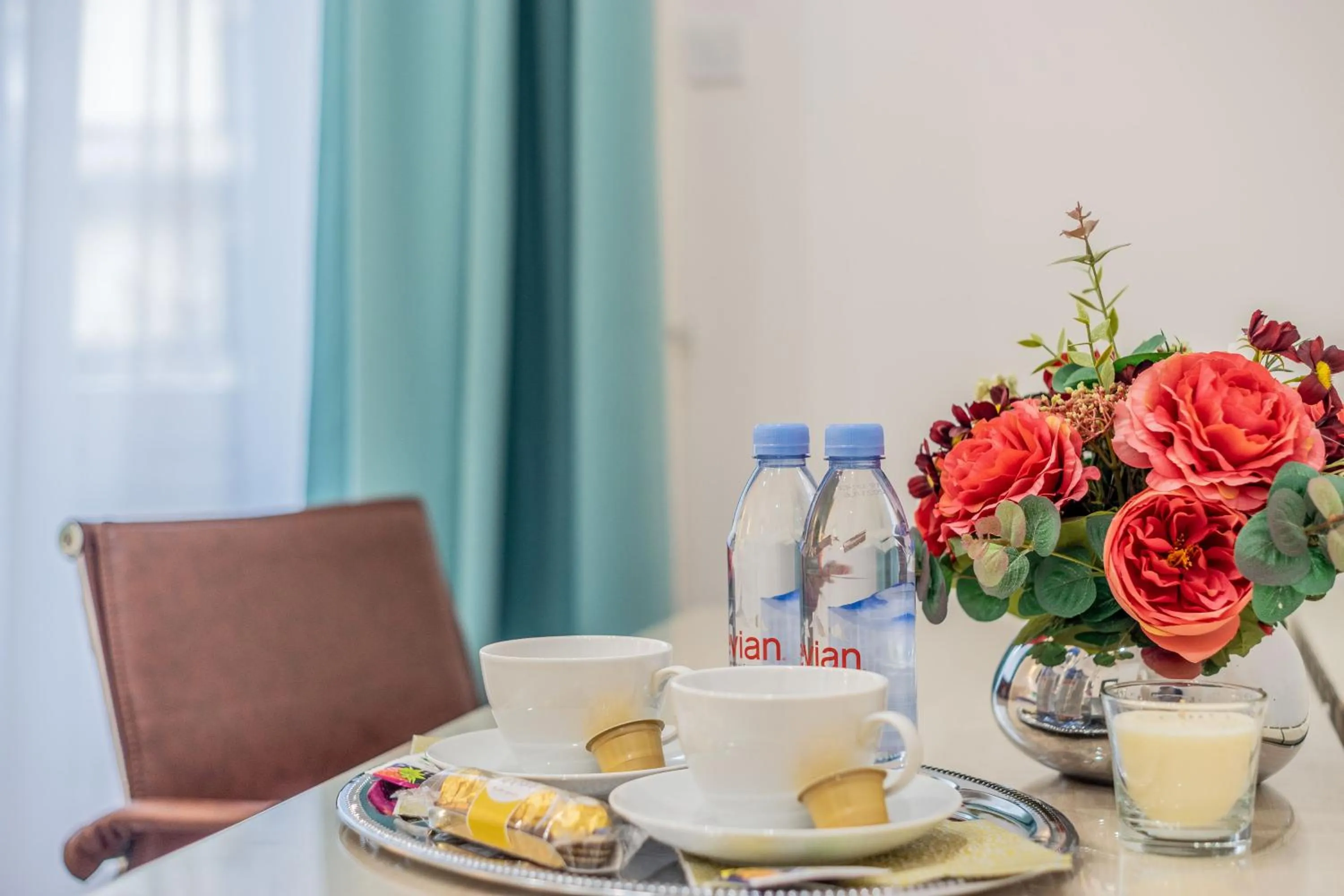 Food and drinks in Global Suites Budapest