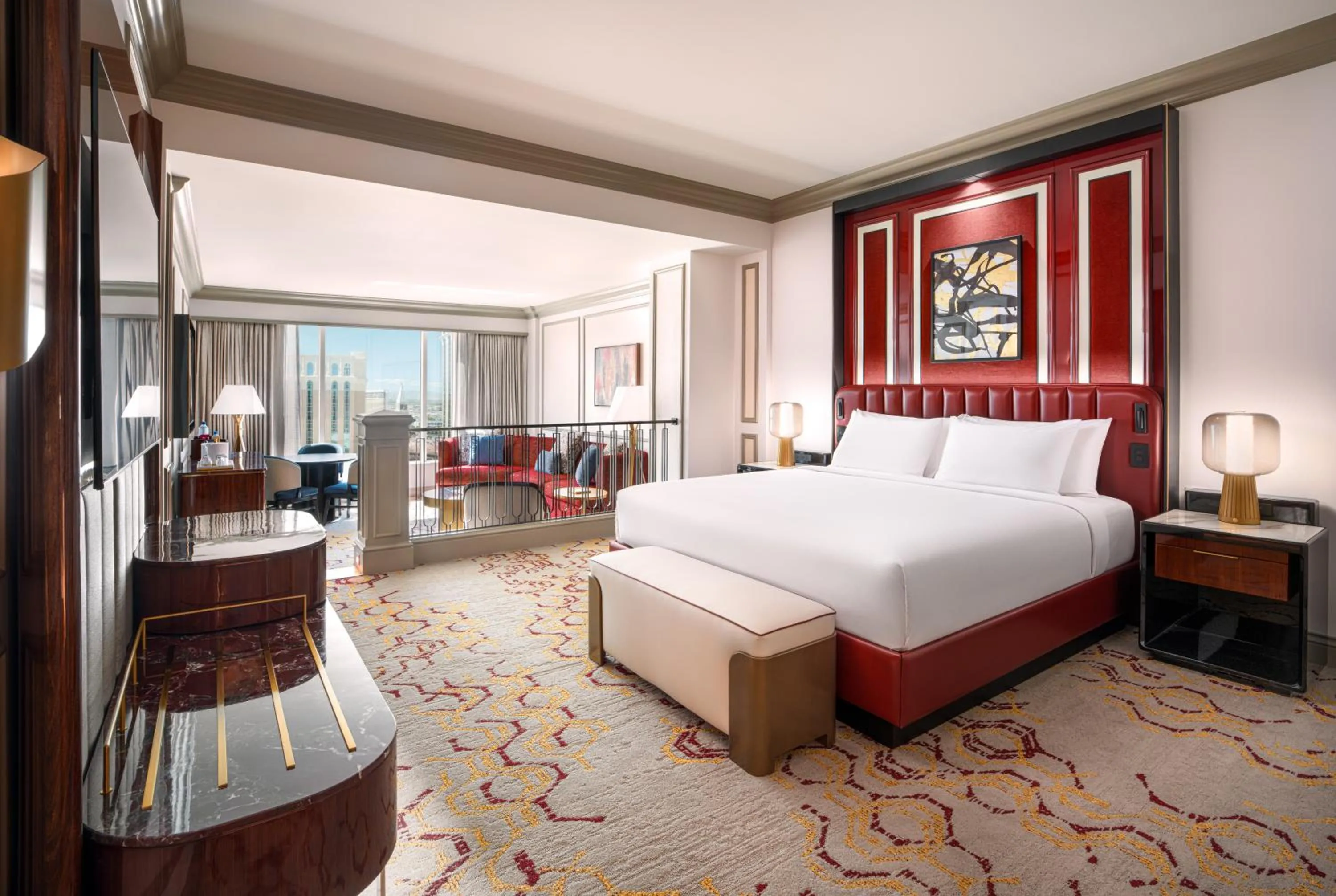 Bedroom, Bed in The Venetian® Resort Las Vegas