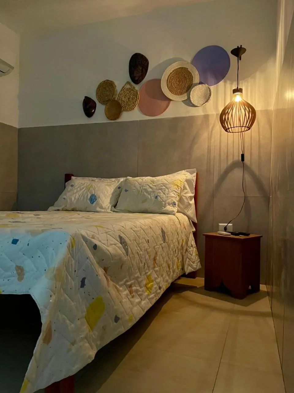 Bed in Villa Bali Maresias Lofts