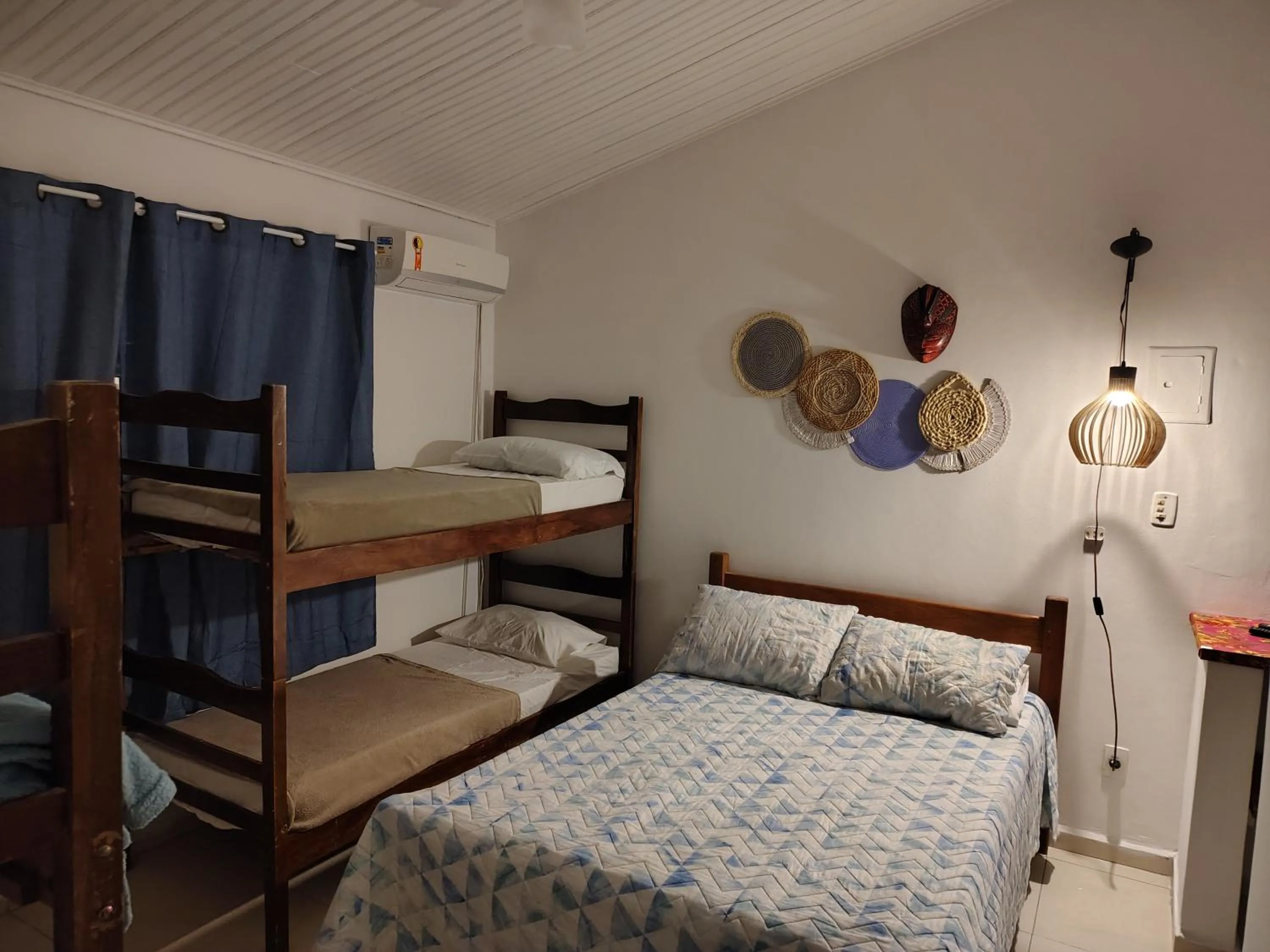 Bed in Villa Bali Maresias Lofts