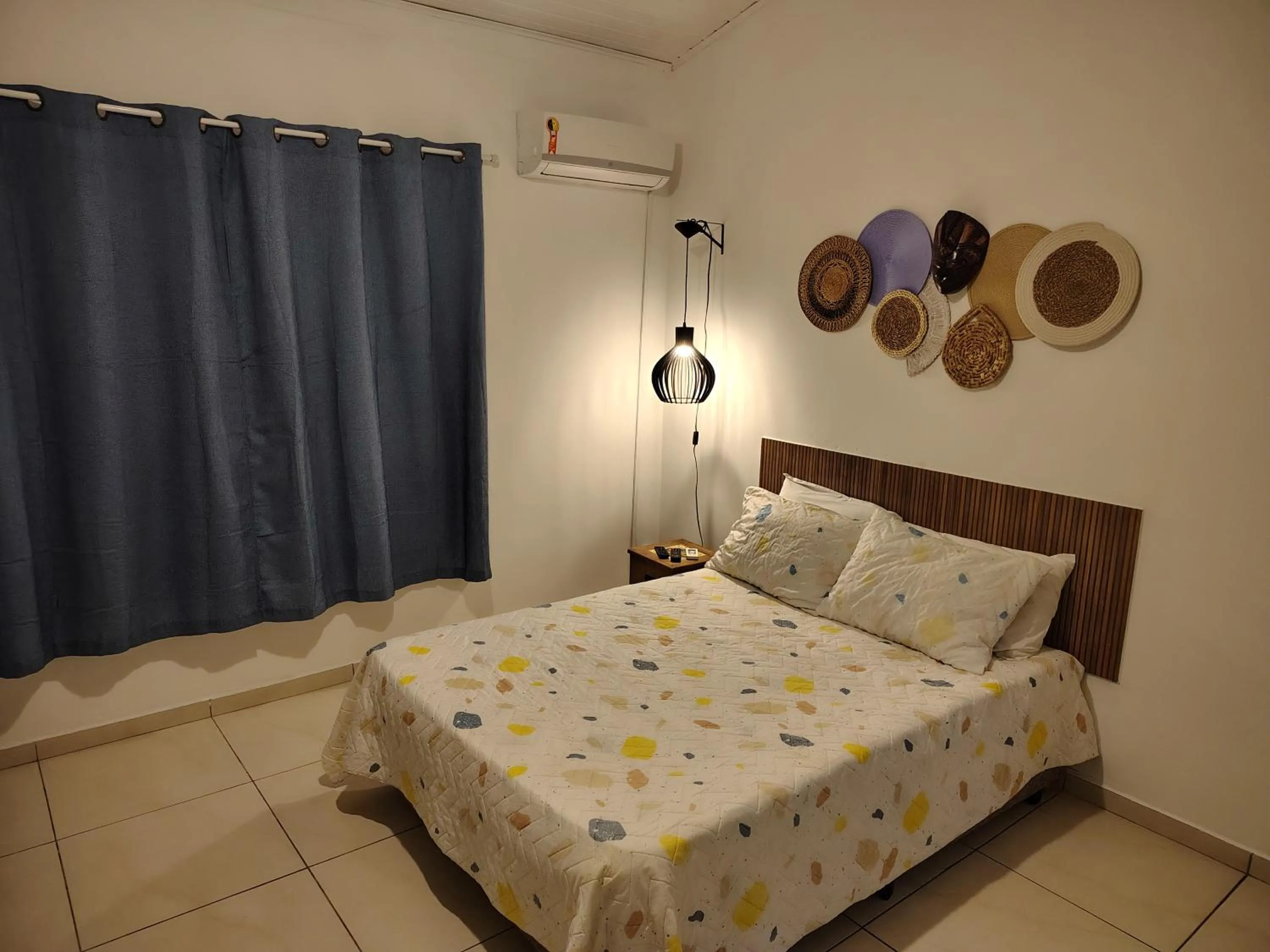 Bed in Villa Bali Maresias Lofts