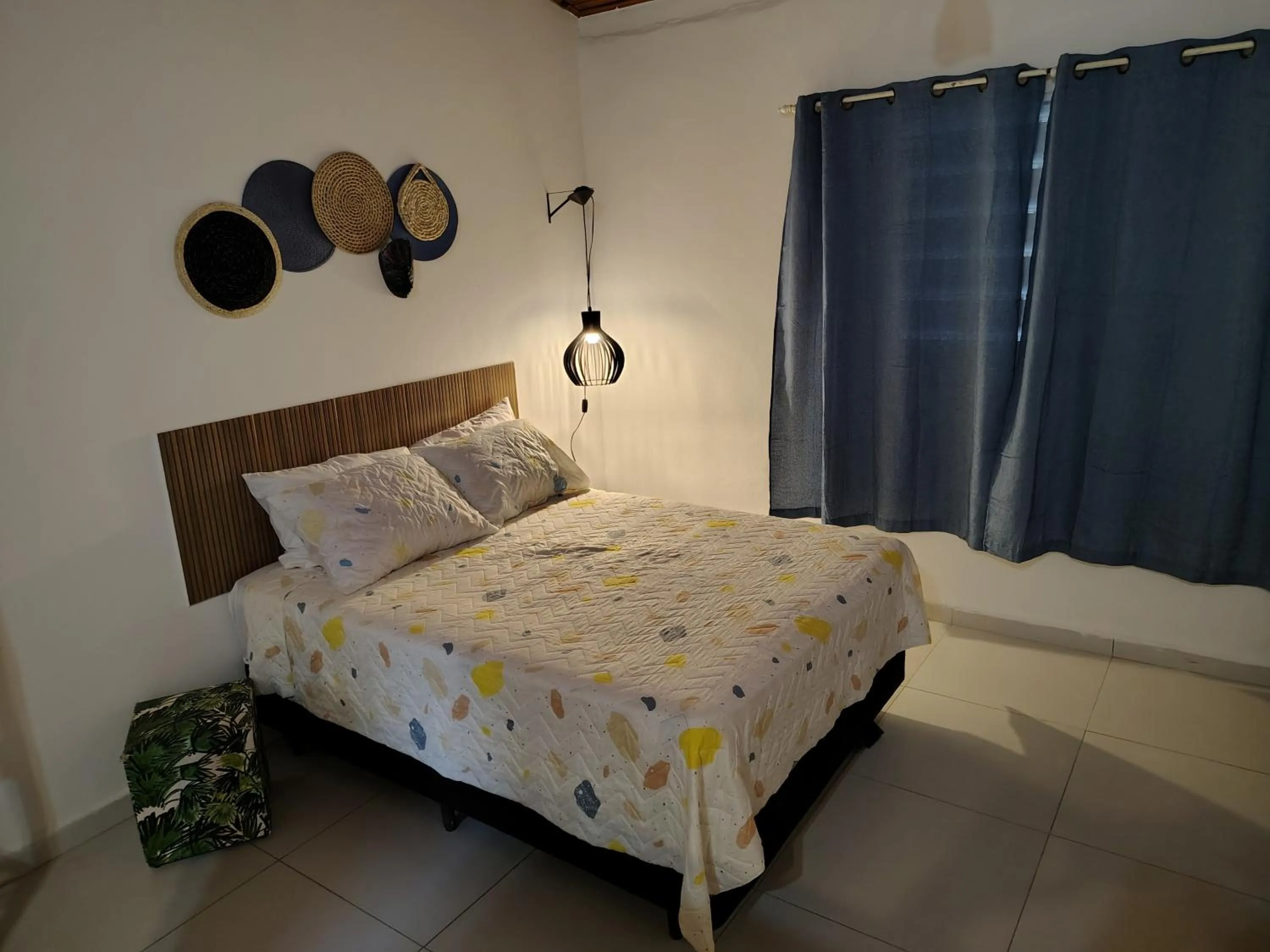 Bed in Villa Bali Maresias Lofts