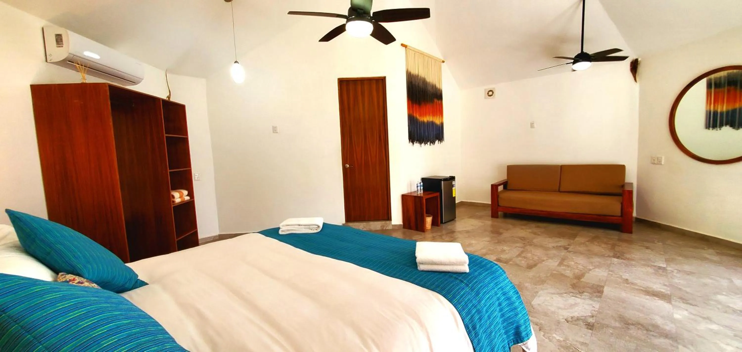 Bed in Hotel Ysuri San Pancho