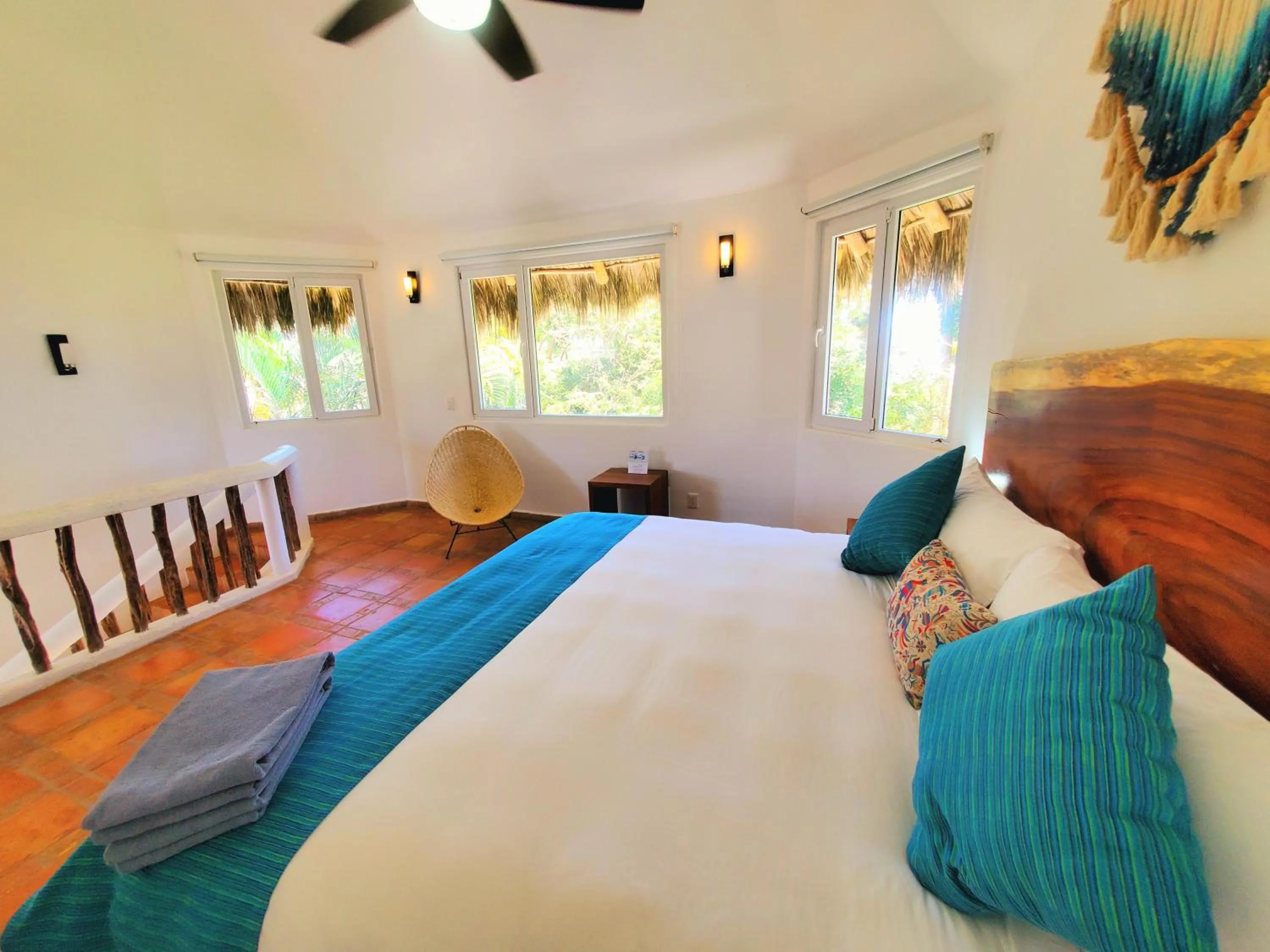 Bed in Hotel Ysuri San Pancho