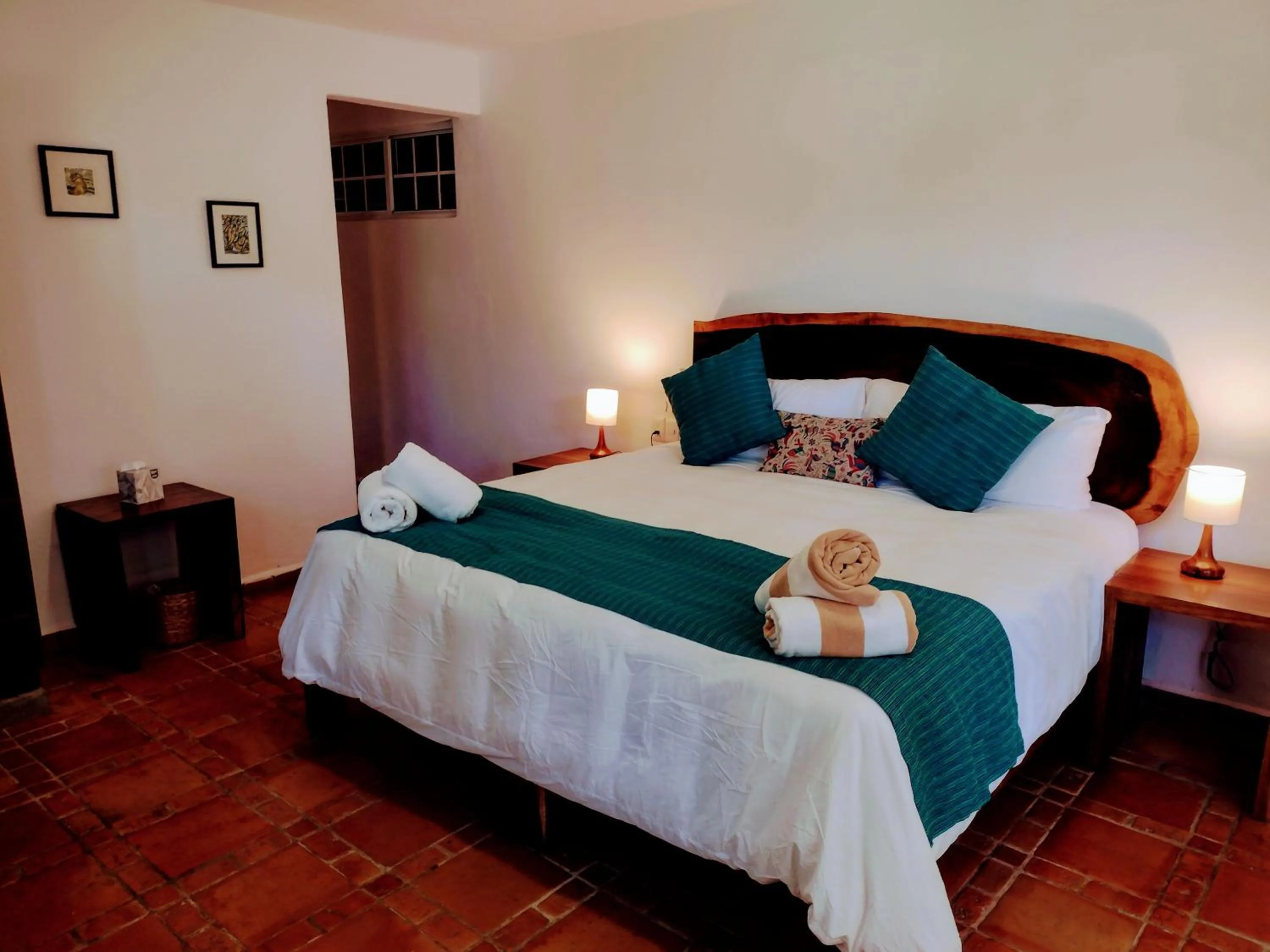 Bed in Hotel Ysuri San Pancho