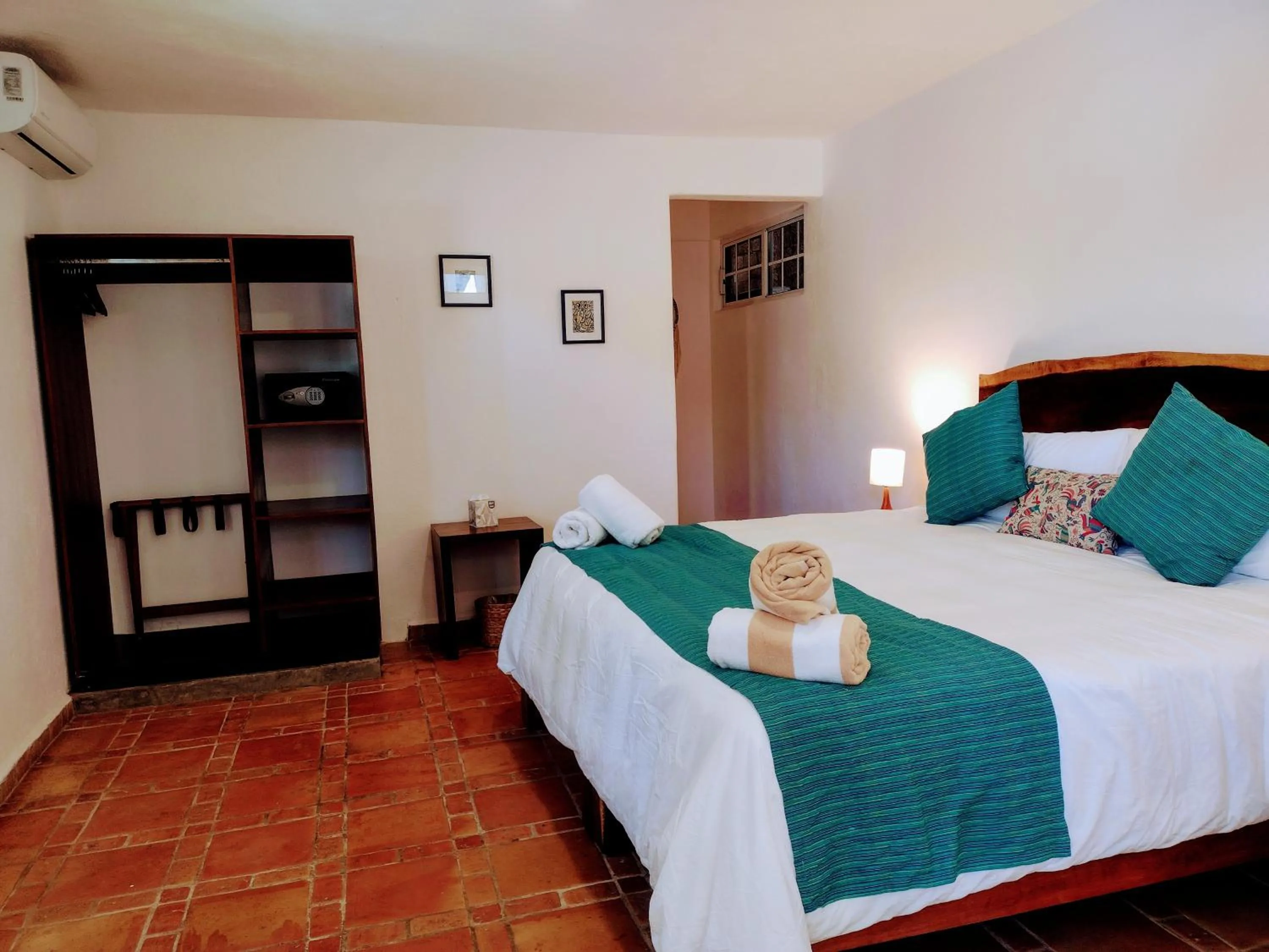 Bed in Hotel Ysuri San Pancho