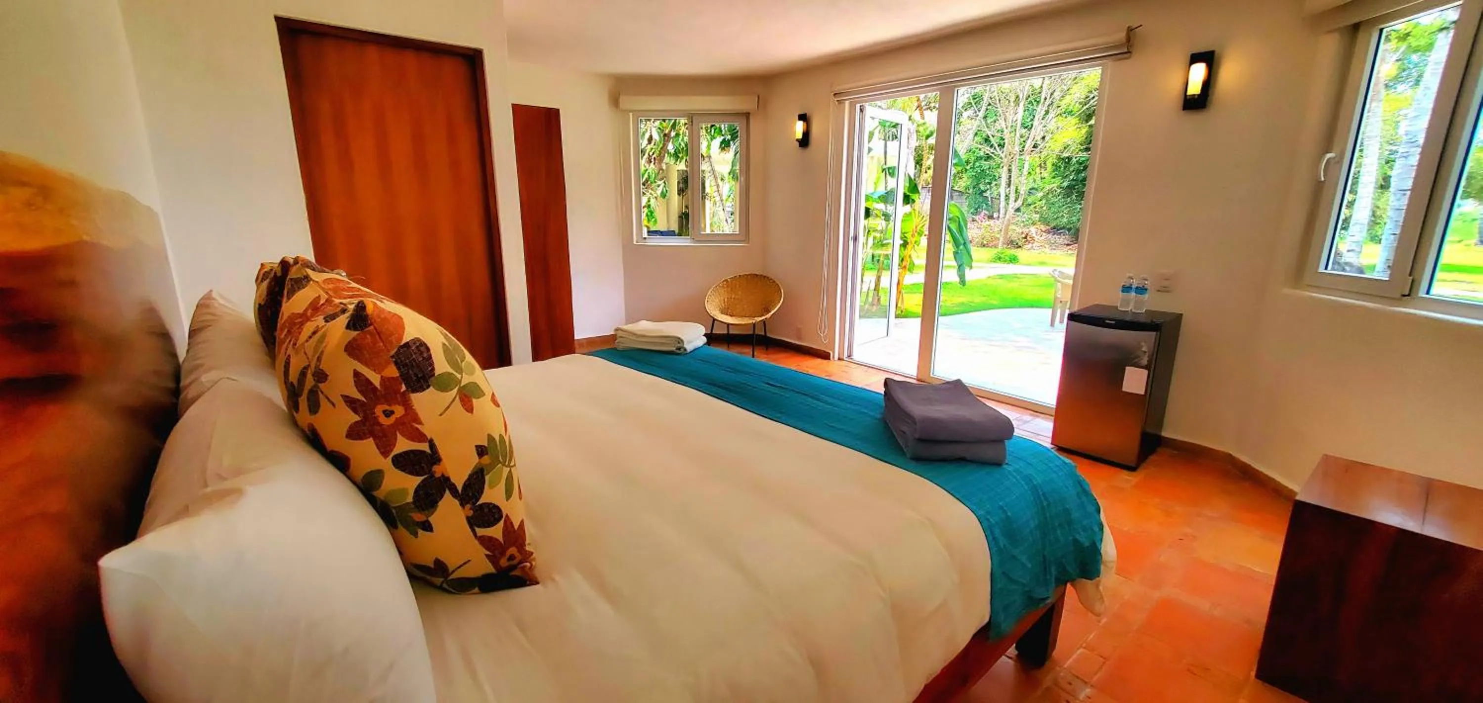 Bed in Hotel Ysuri San Pancho