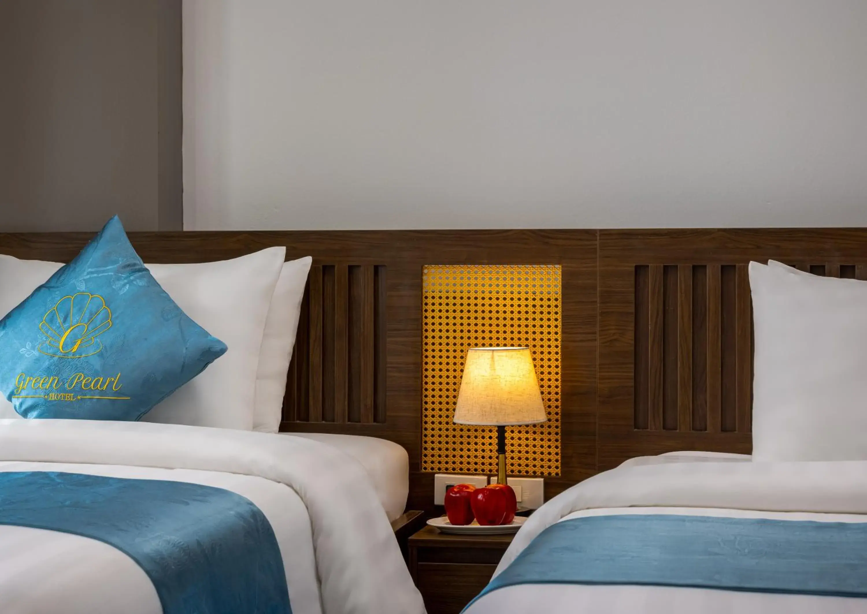 Bed in Cat Ba Green Pearl Hotel Bed in Cat Ba Green Pearl Hotel