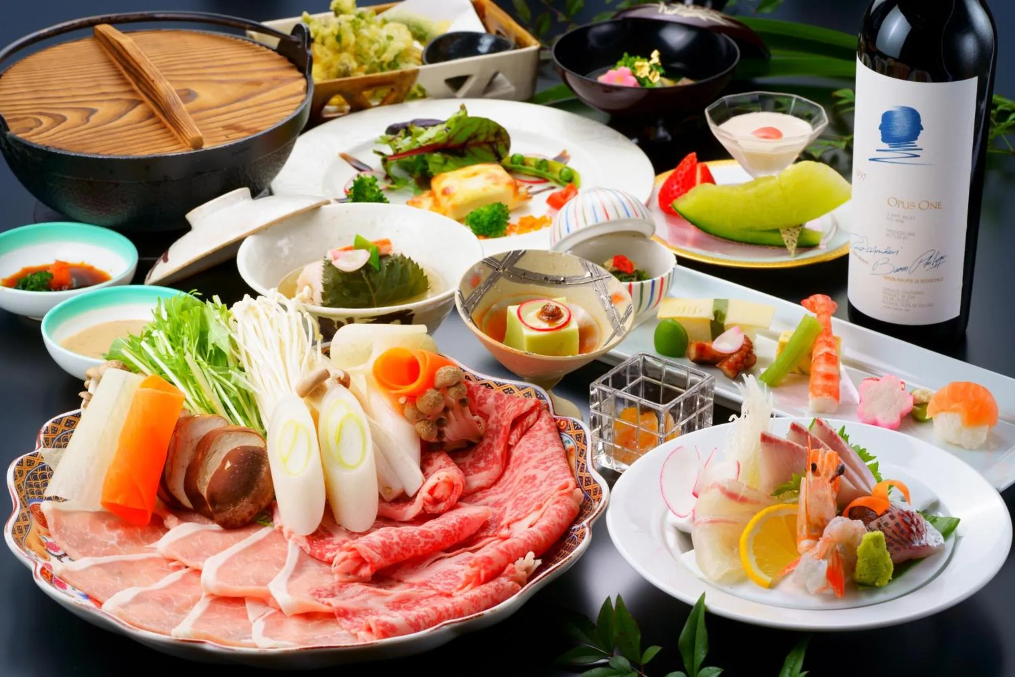 Food and drinks in Yufuin-Sanso Waremokou