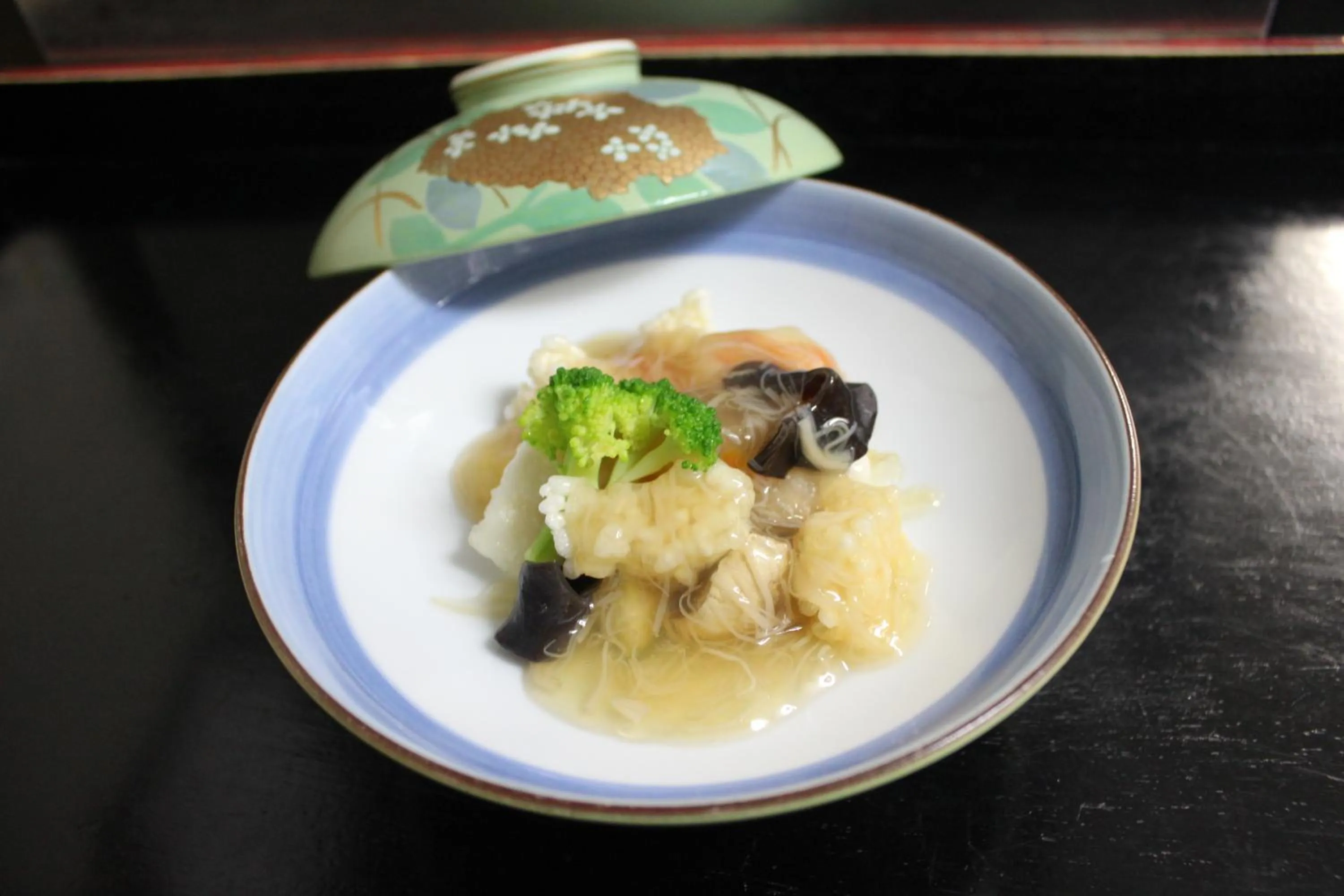 Dinner in Yufuin-Sanso Waremokou