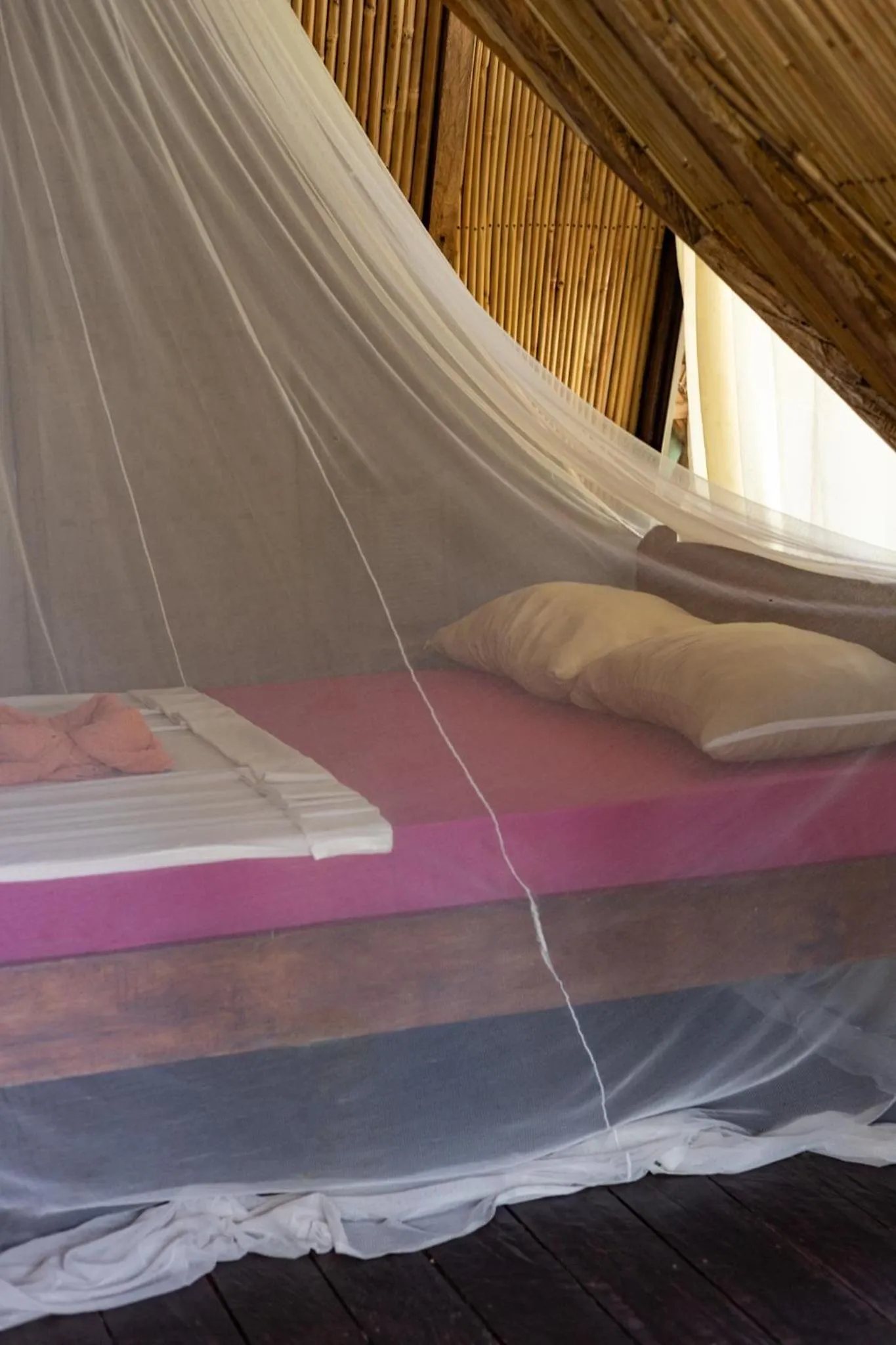 Bed in Amami Beachfront Villa with Private Beach