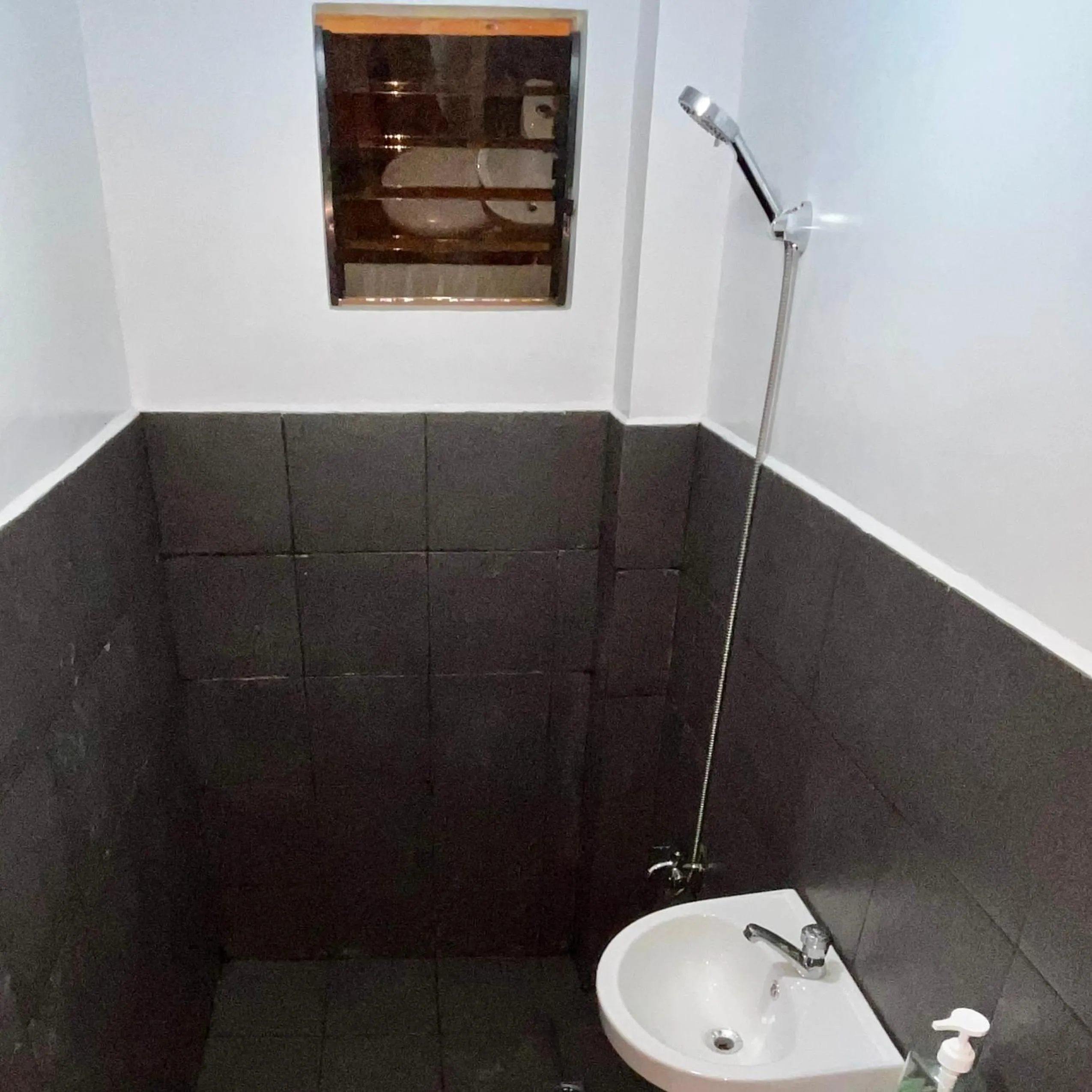 Shower in Amami Beachfront Villa with Private Beach