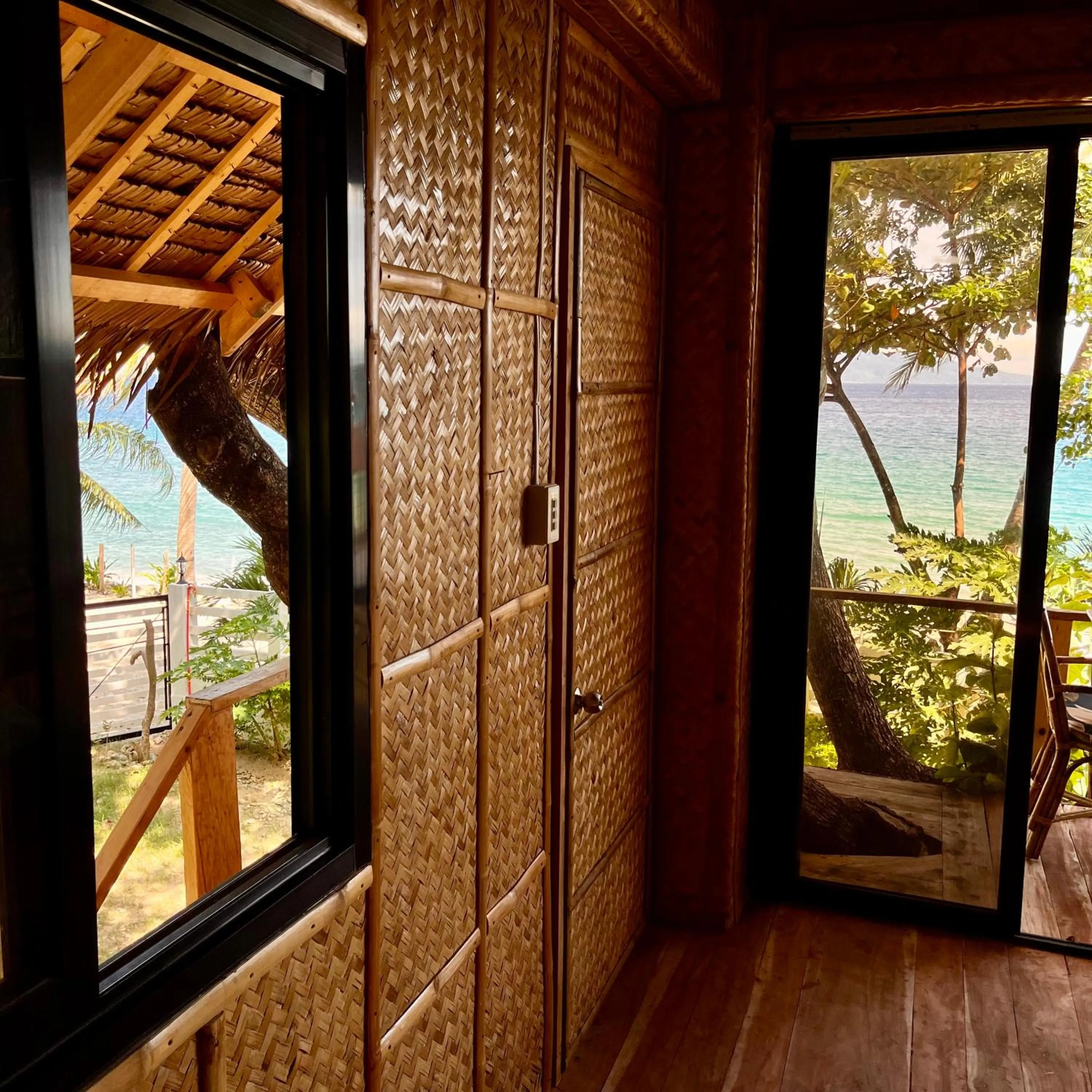 Sea view in Amami Beachfront Villa with Private Beach