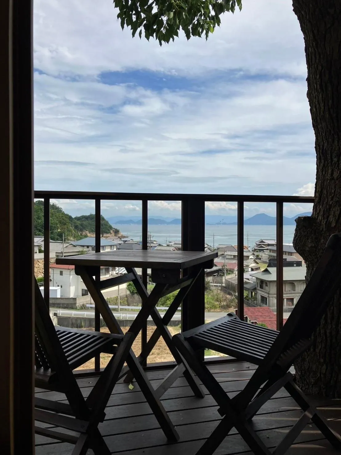 Balcony/Terrace in MY LODGE Naoshima