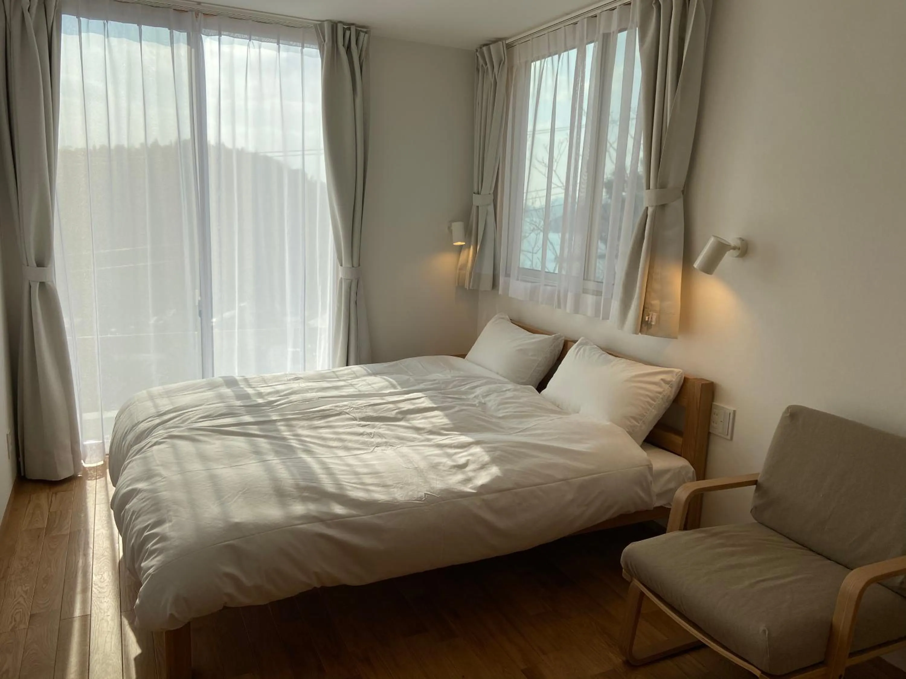 Bed in MY LODGE Naoshima