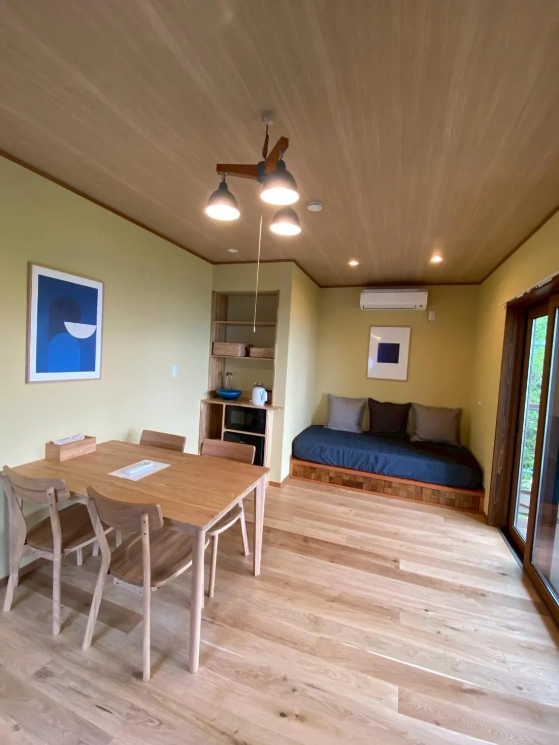 Living room in MY LODGE Naoshima