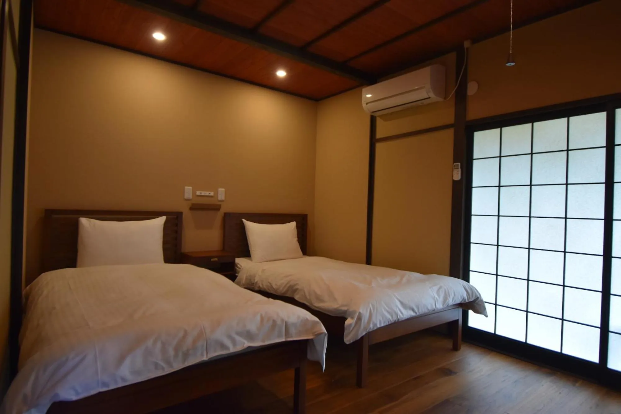 Bedroom, Bed in MY LODGE Naoshima