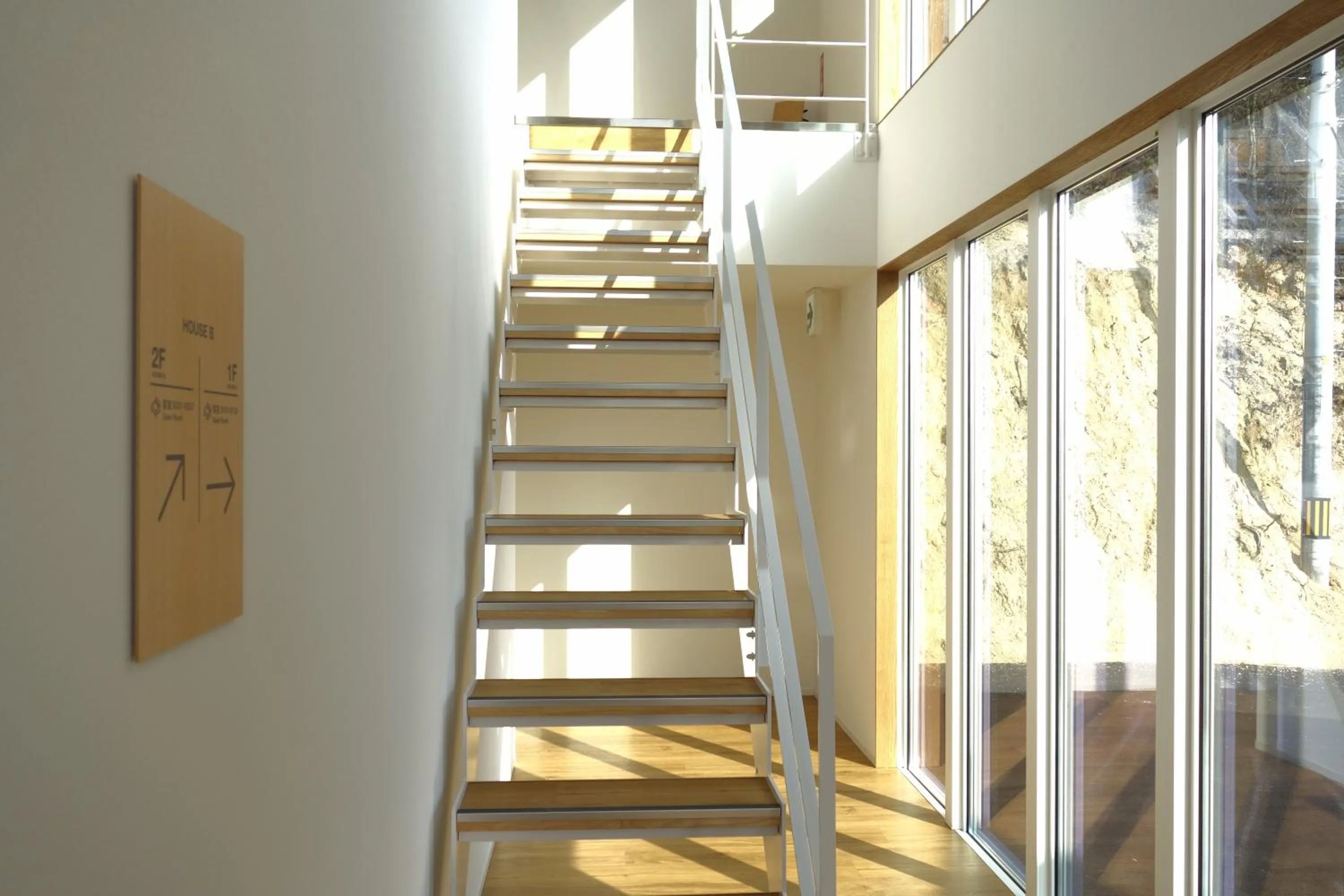 Area and facilities in MY LODGE Naoshima