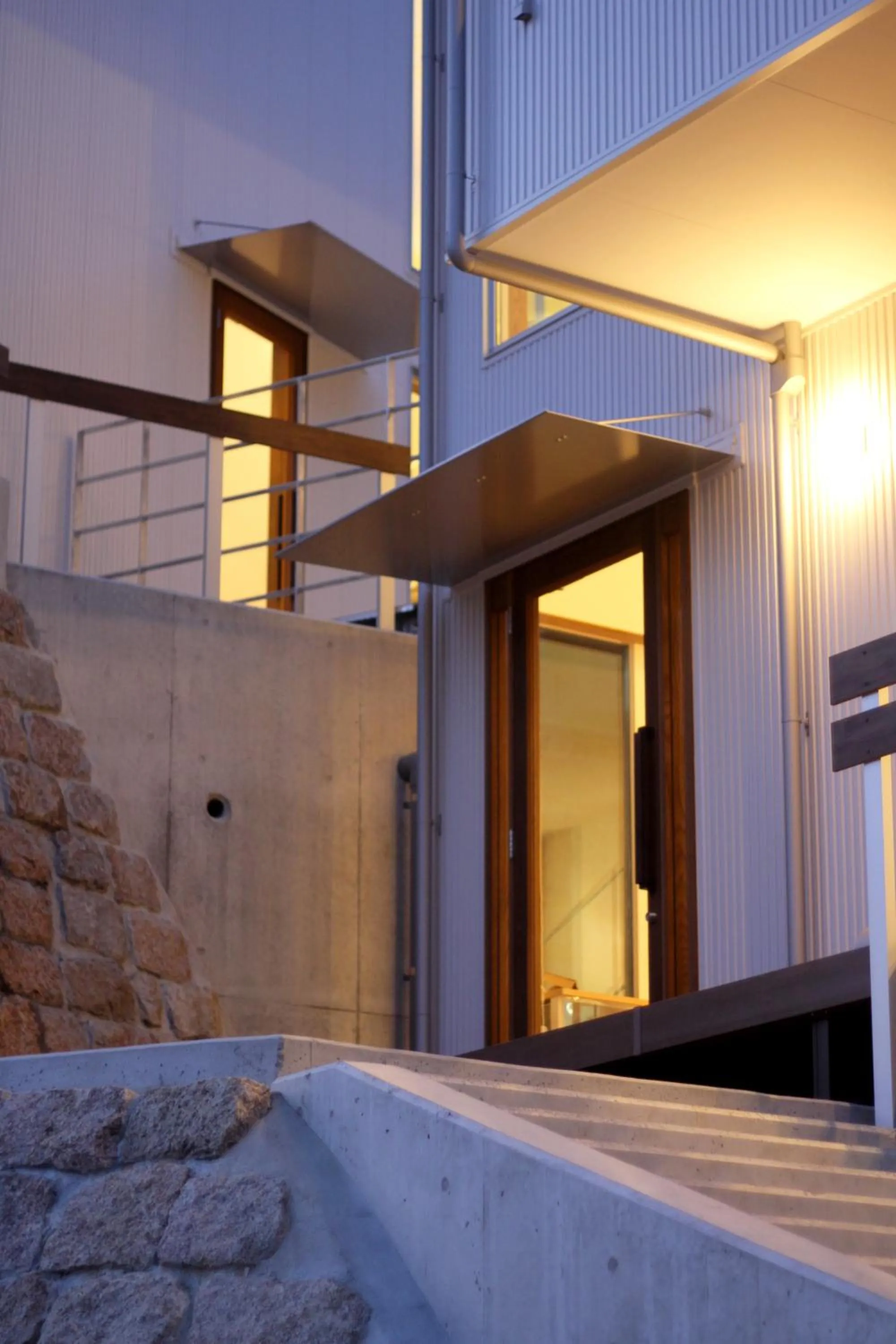 Facade/entrance in MY LODGE Naoshima