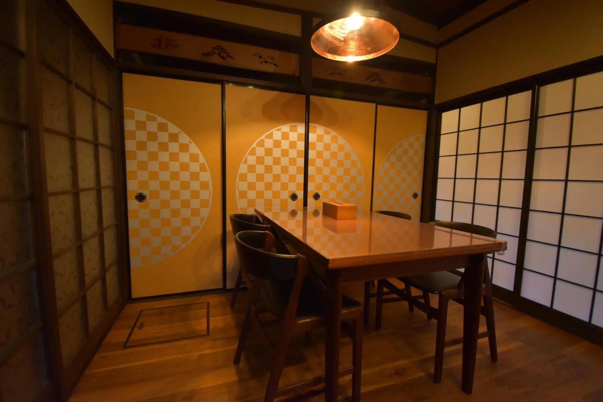 Living room in MY LODGE Naoshima