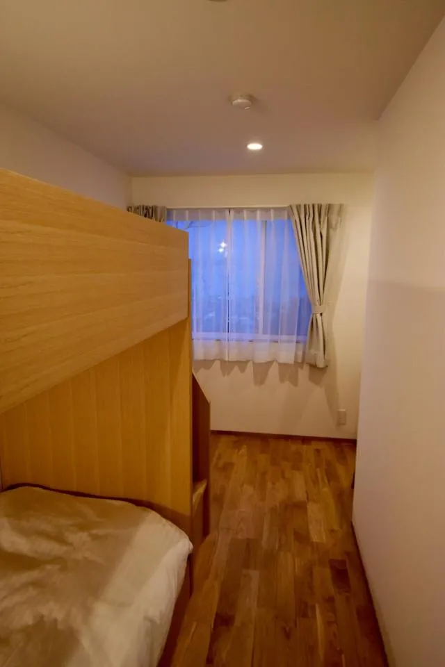 Photo of the whole room, Bed in MY LODGE Naoshima