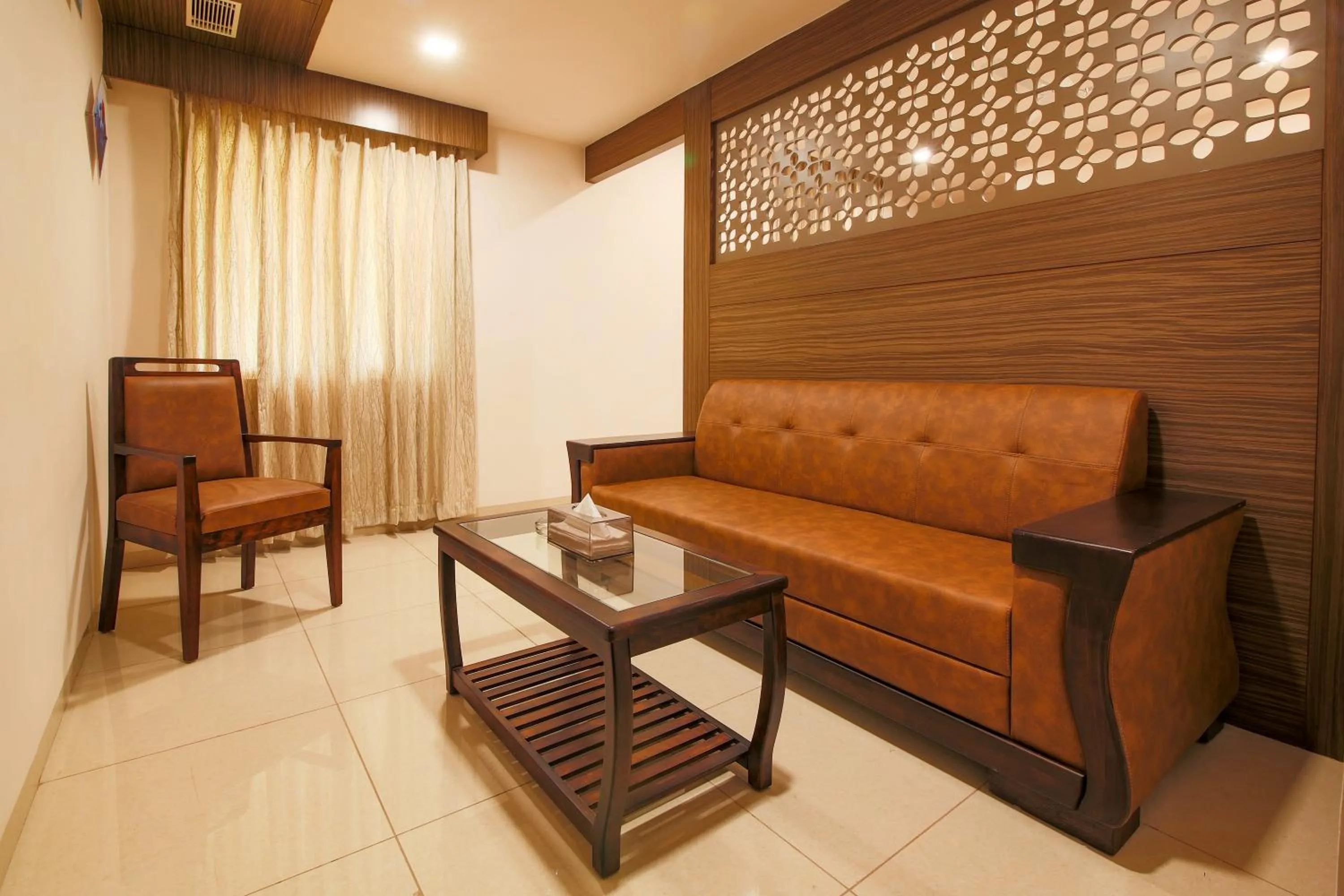Seating area in Aloka Stay Inn