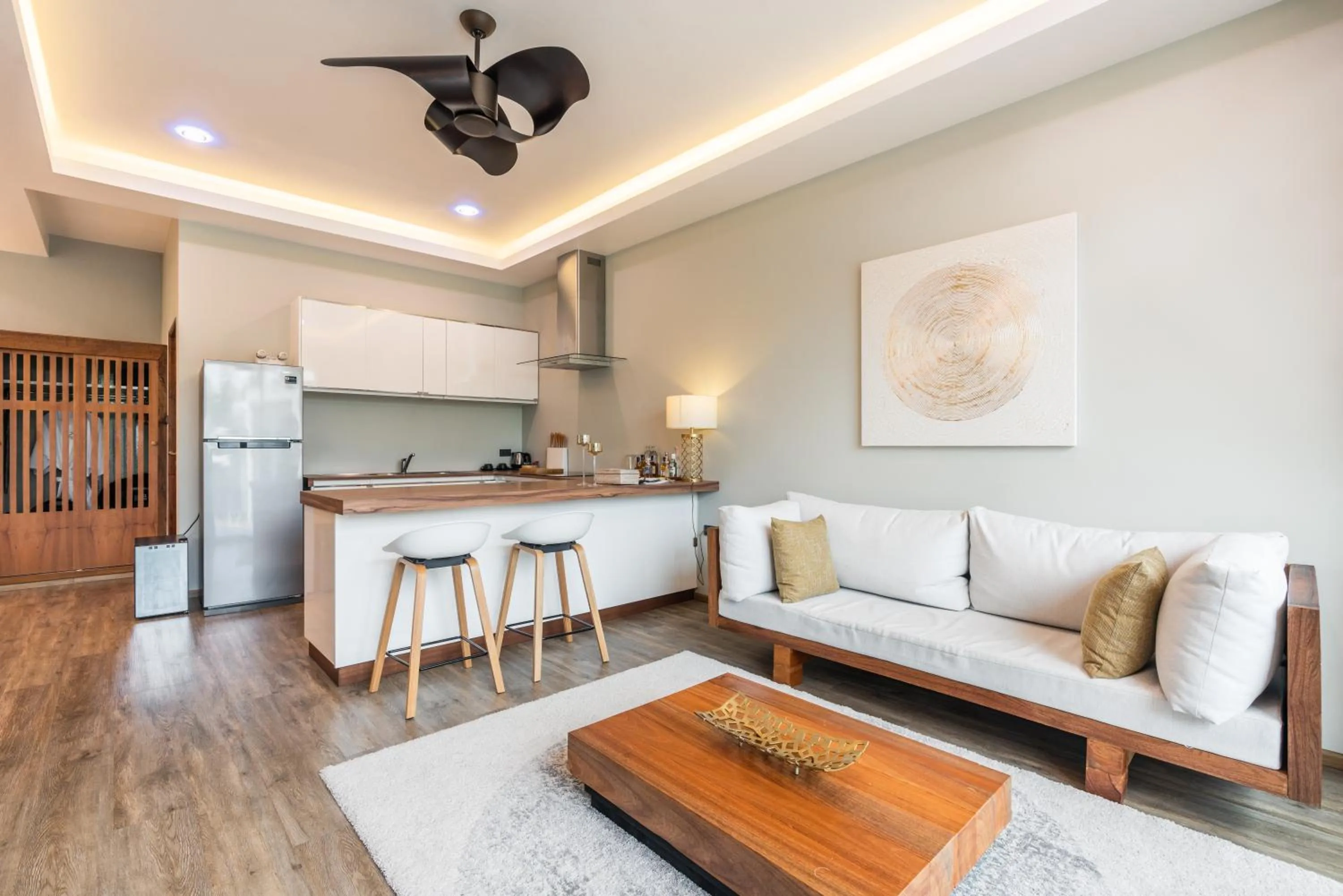 Seating area in Zee Luxury Boutique Hotel