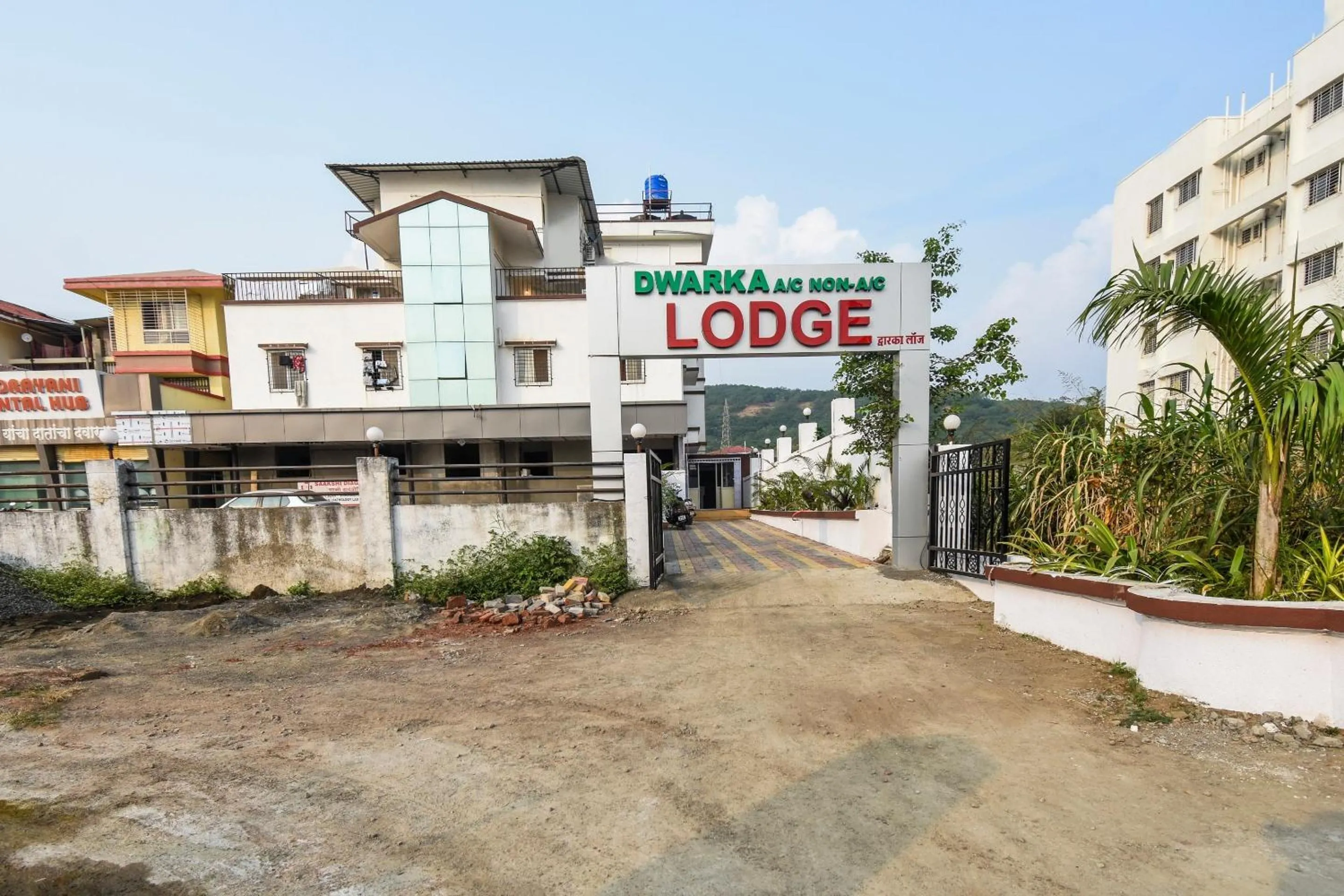 Facade/entrance in Hotel O by OYO Dwarka Lodge