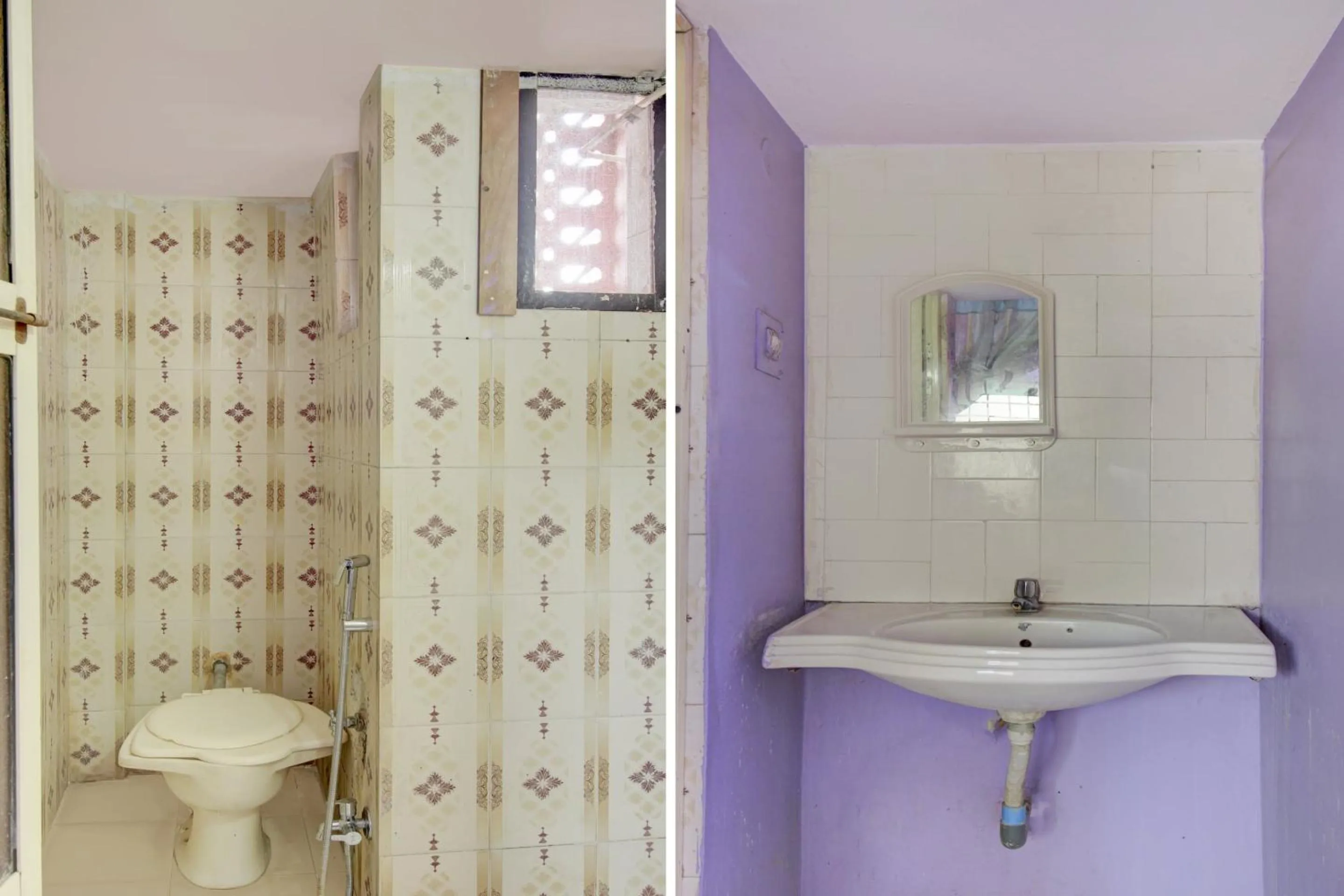 Bathroom in SPOT ON 63695 Hotel Sai Muskaan