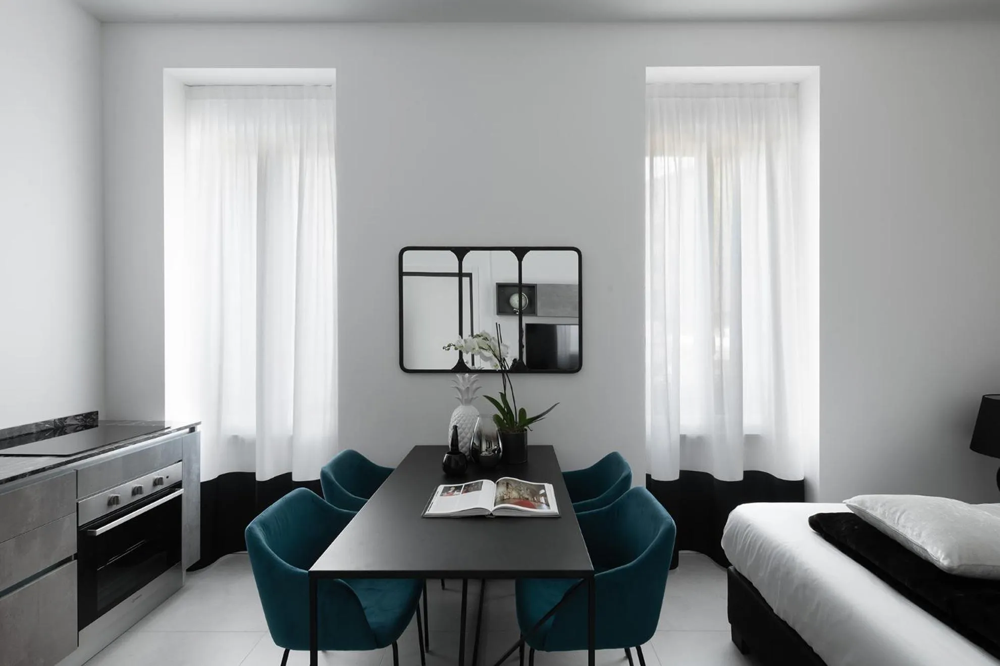 Dining area in Aria Boutique Apartments Farneti