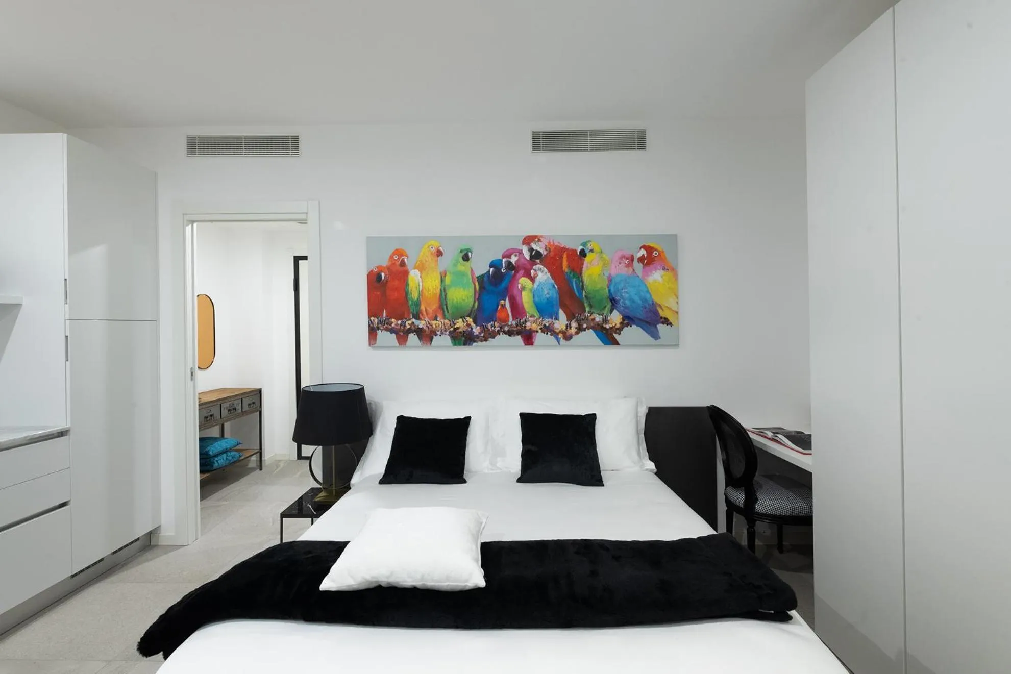 Bedroom, Bed in Aria Boutique Apartments Farneti