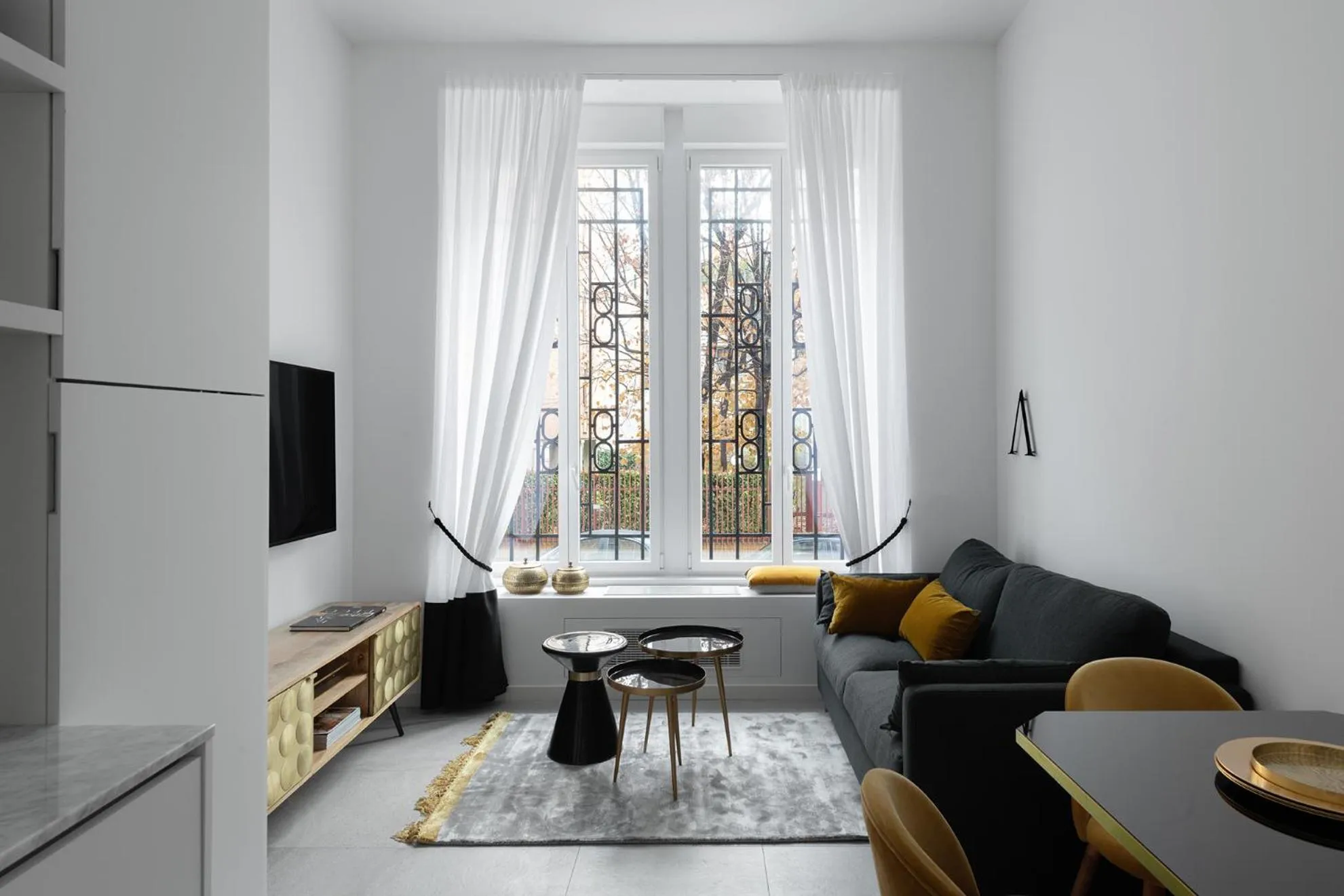 Living room in Aria Boutique Apartments Farneti