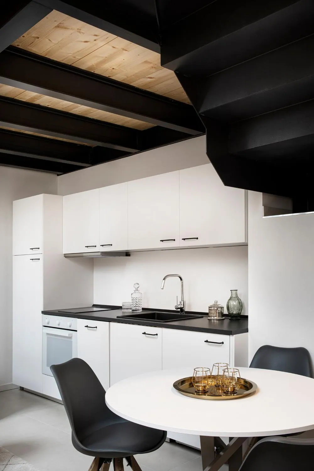 kitchen in Aria Boutique Apartments Farneti